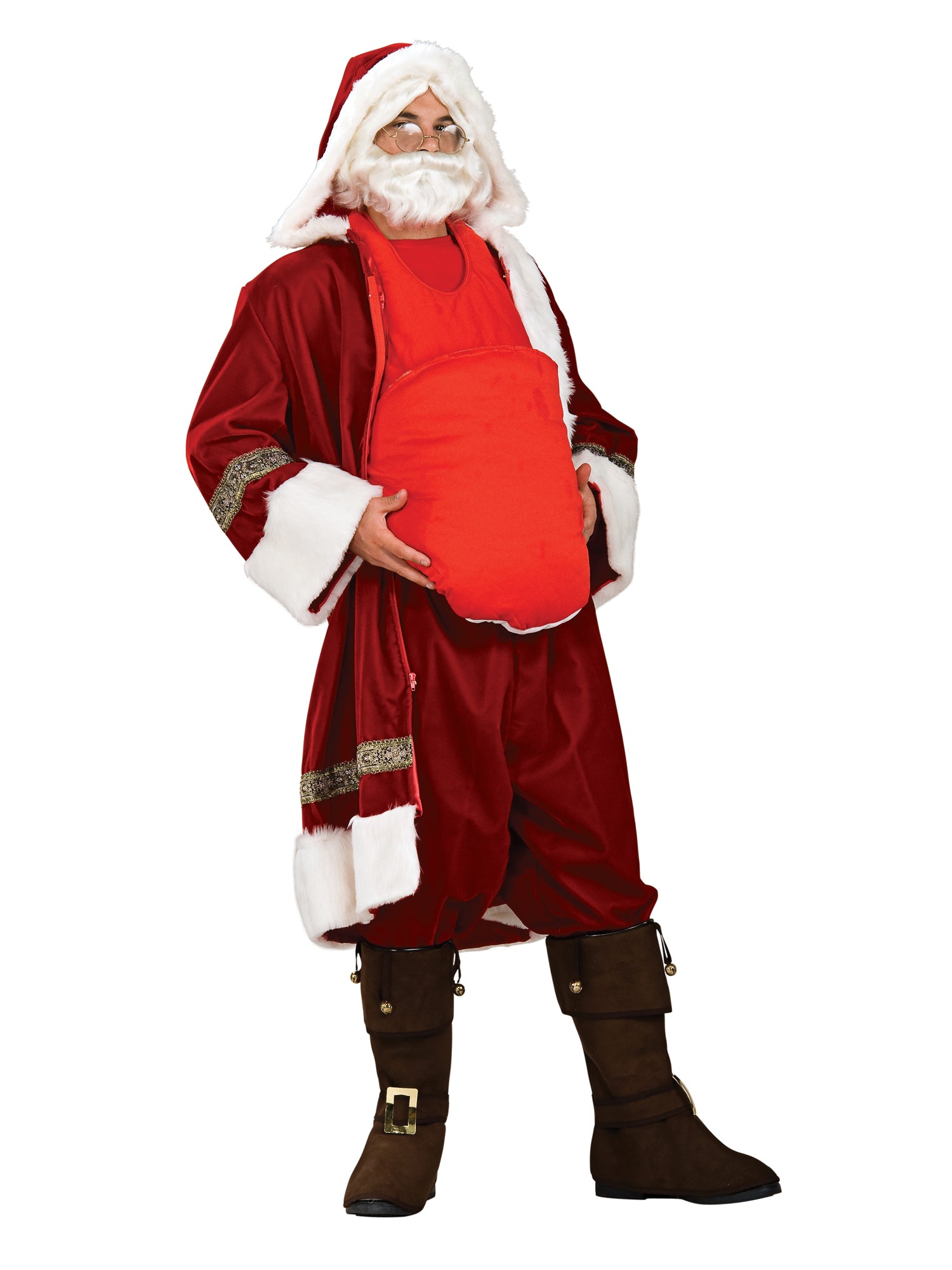 Santa Belly Stuffer Vest - Costume Accessory - Men - One Size - 2 Colors main image 0