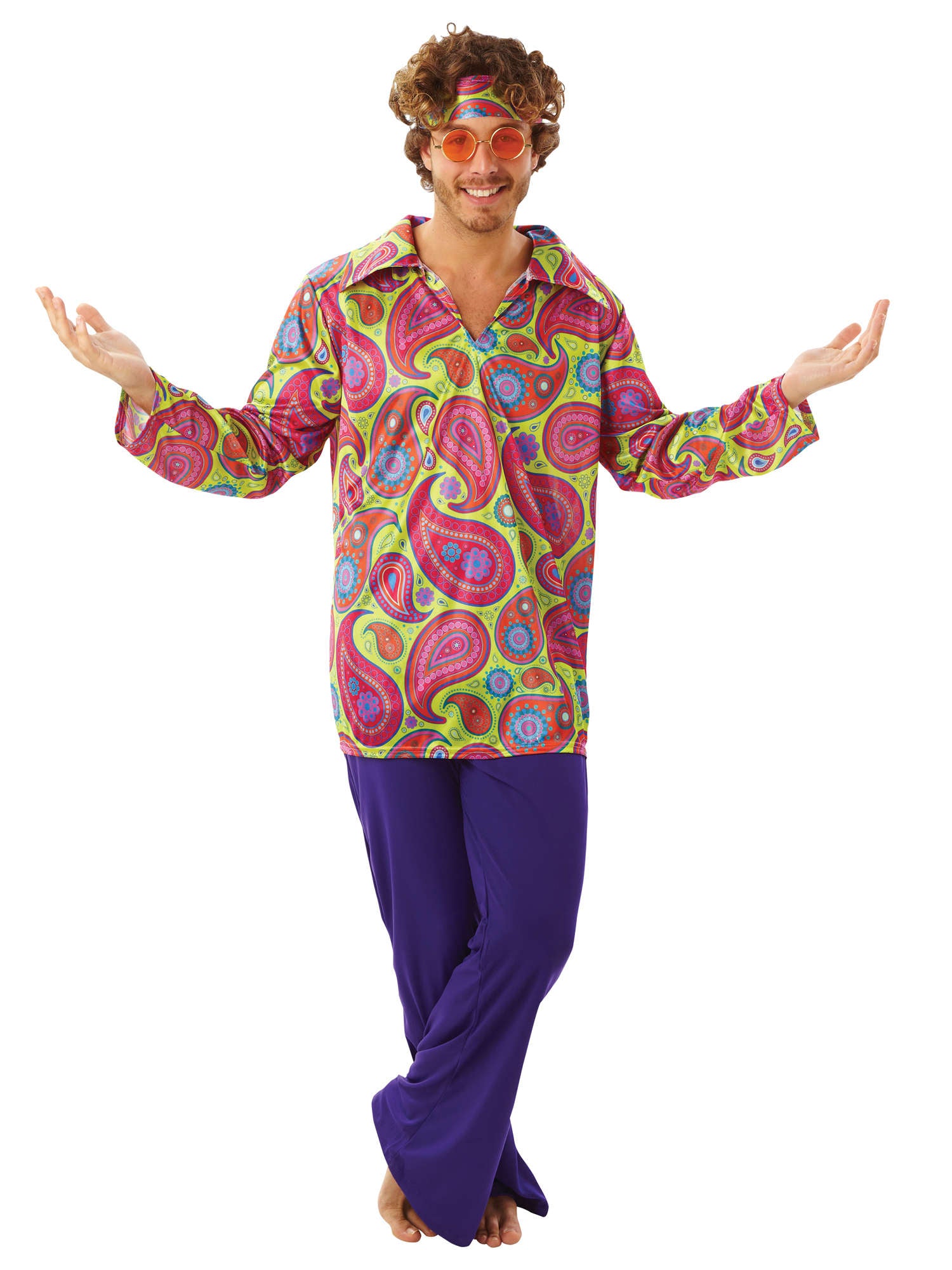 1970s, Multi, Generic, Adult Costume, Extra Large, Front