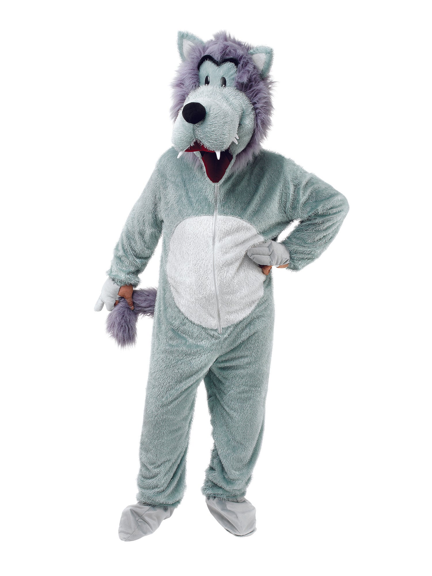 Wolf, Multi, Generic, Adult Costume, Standard, Front