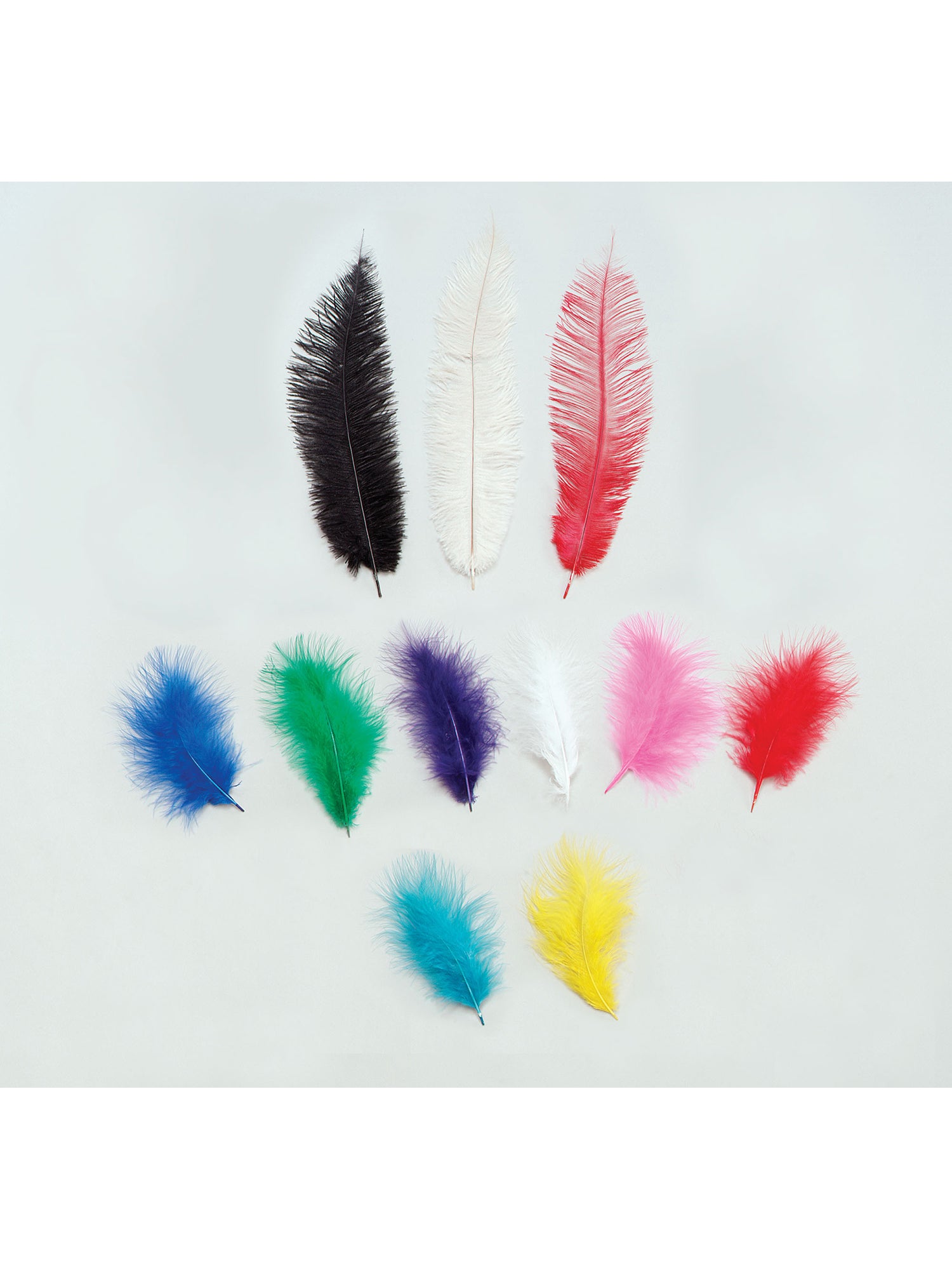 Feathers, Multi, Generic, Accessories, One Size, Front