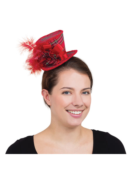 Tartan Mini Tall Hat
