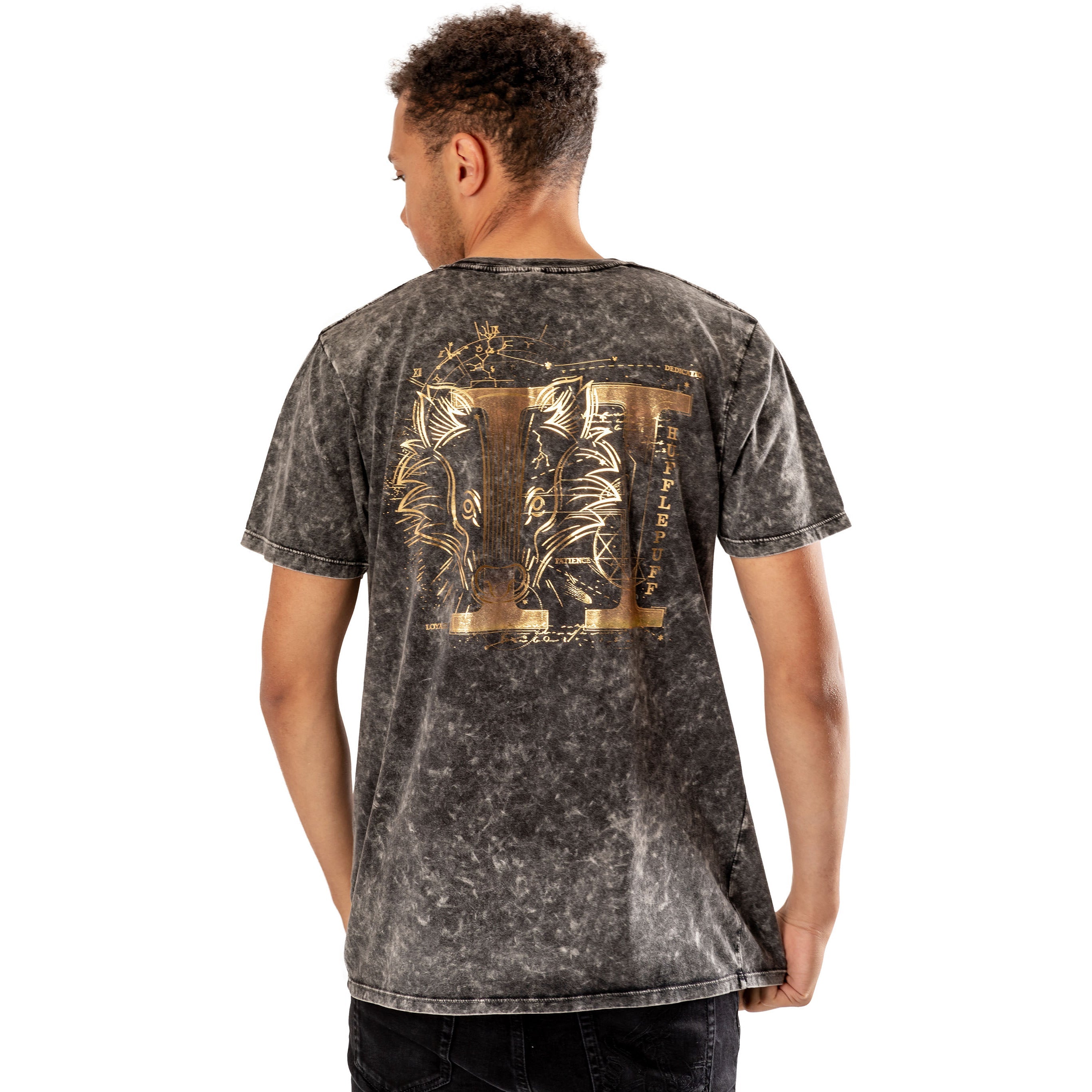 Hufflepuff Acid Wash T-Shirt