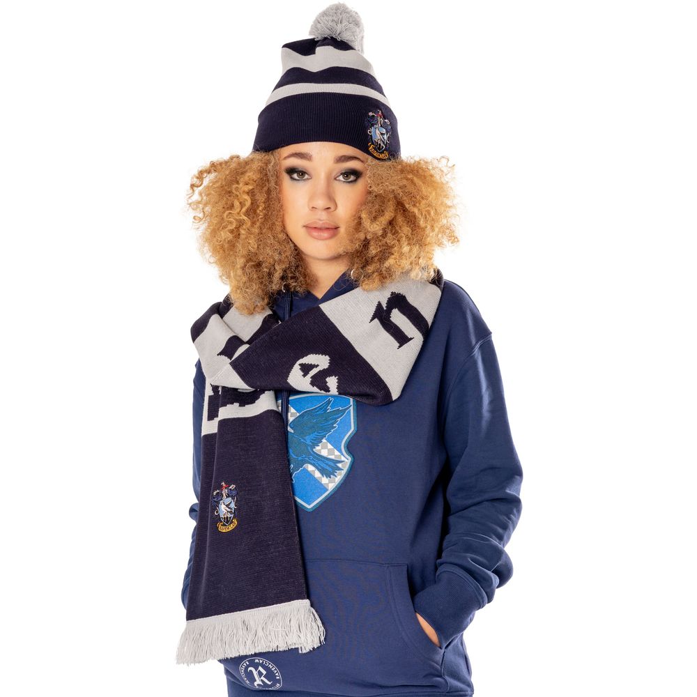 Ravenclaw, Blue, Harry Potter, Scarf, , Front