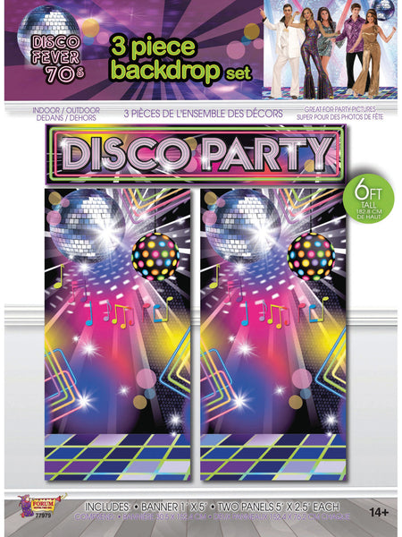 Disco Wall Decor Backdrop