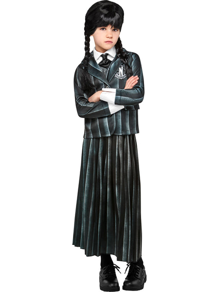 Wednesday Girls School Uniform Costume Kids