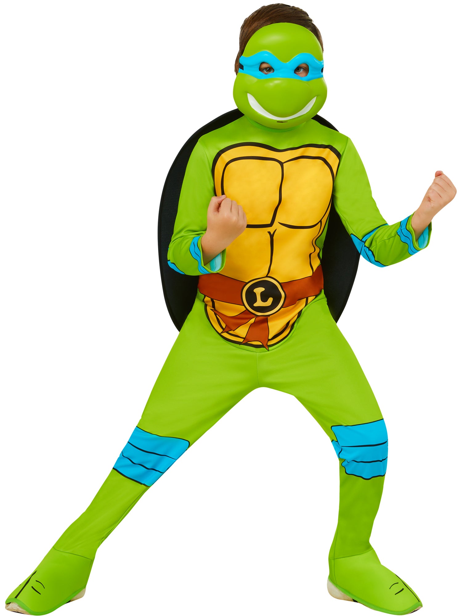 Leonardo, Teenage Mutant Ninja Turtles, Multicoloured, Kids Costumes, , Back