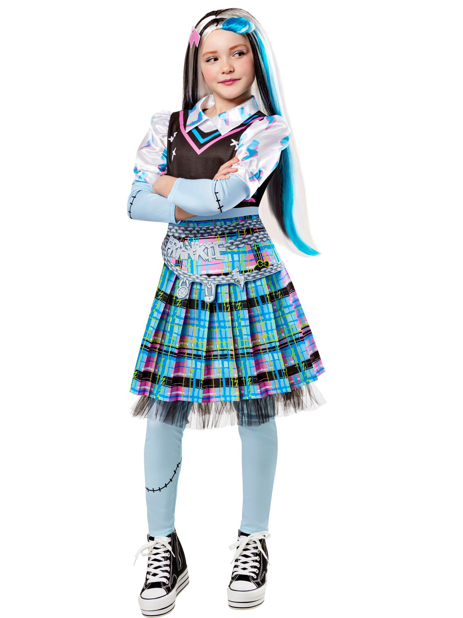 Frankie Stein, Monster High, Muliticoloured, Frankie Stein, Kids Costumes, 11 to 12 Years, Front