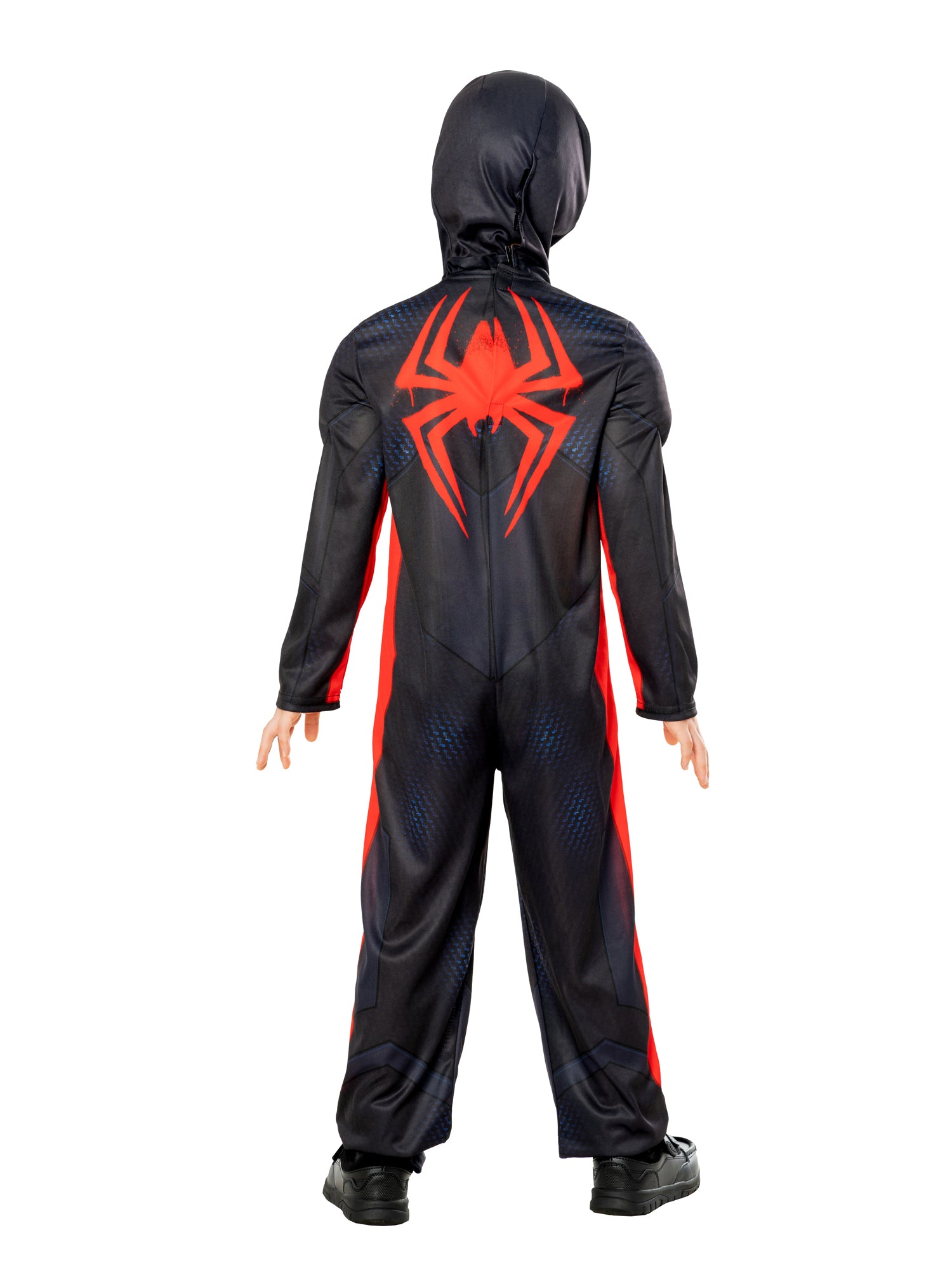 Miles Morales, Spider Verse, Marvel, Spider Verse, Black, Marvel, Kids Costumes, S, Side