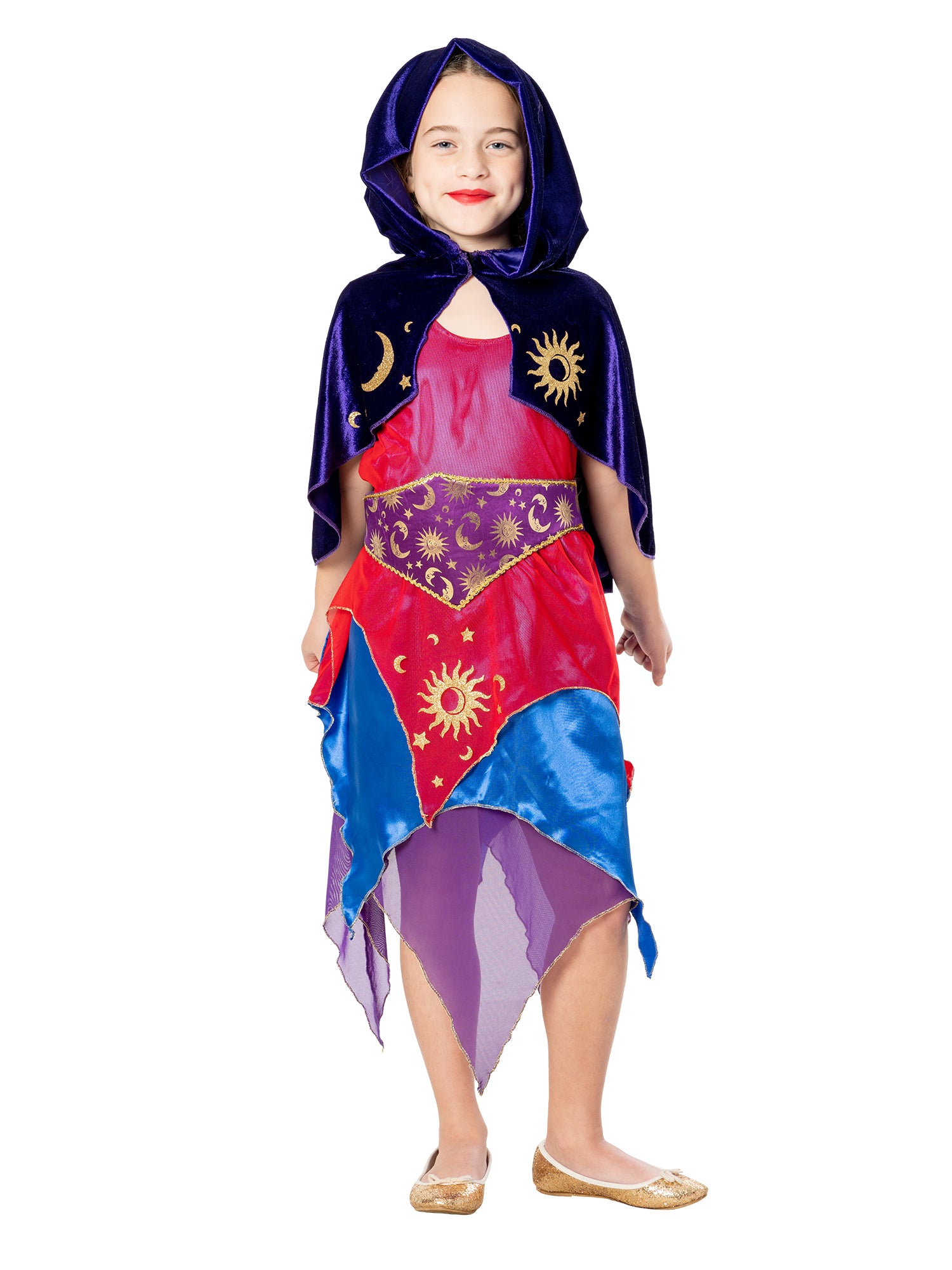 Witch, multi-colored, Forum, Kids Costumes, XS, Front