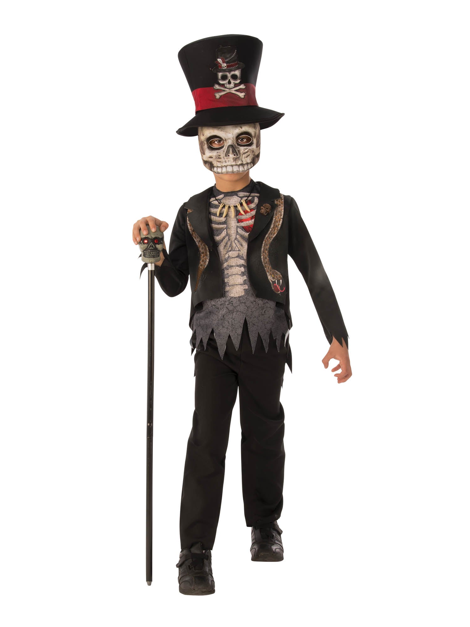 Skeleton, multi-colored, Forum, Kids Costumes, M, Front