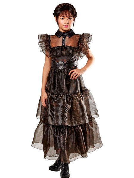 Wednesday Addams Rave'n Kids Dress Costume