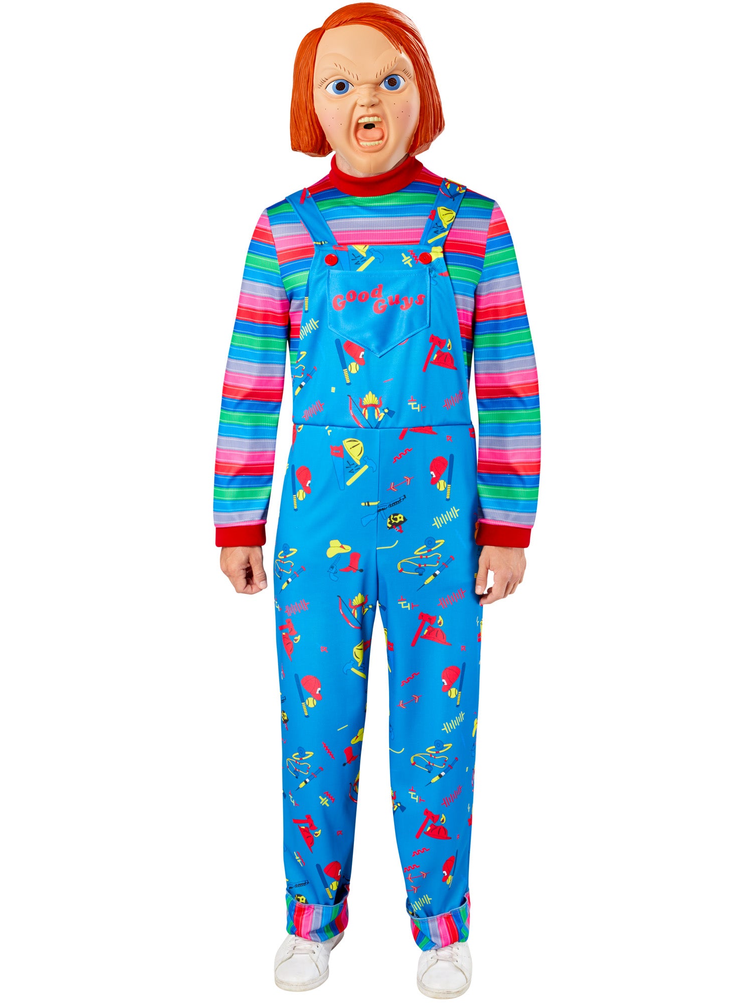 Chucky, Chucky, Muliticoloured, Chucky, Adult Costume, , Front
