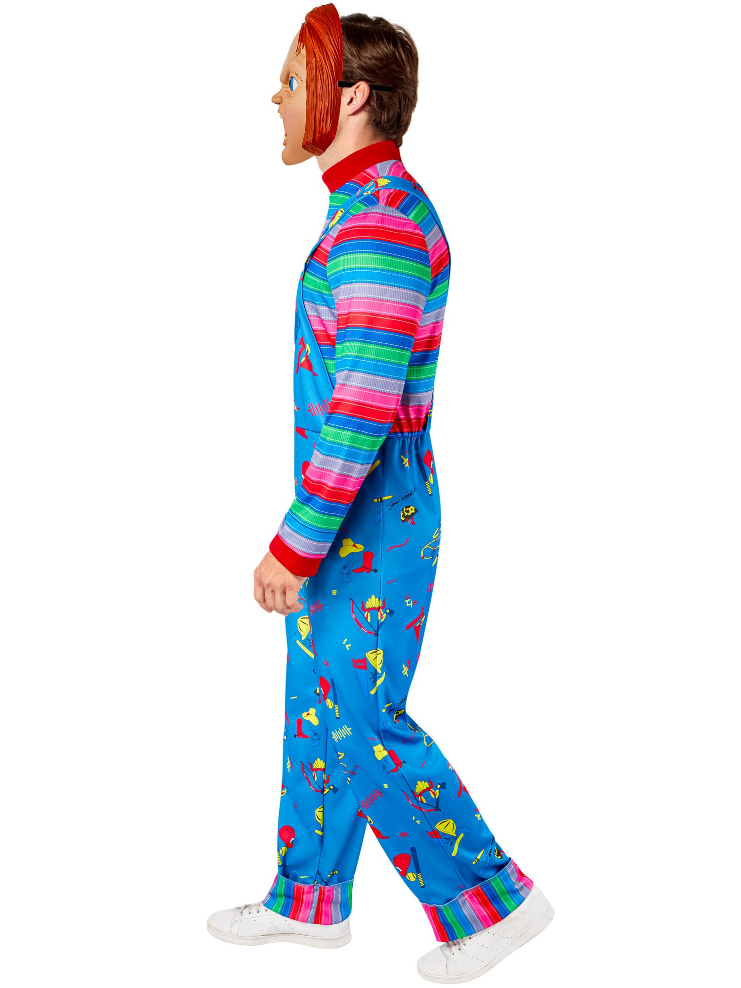 Chucky, Chucky, Muliticoloured, Chucky, Adult Costume, , Side