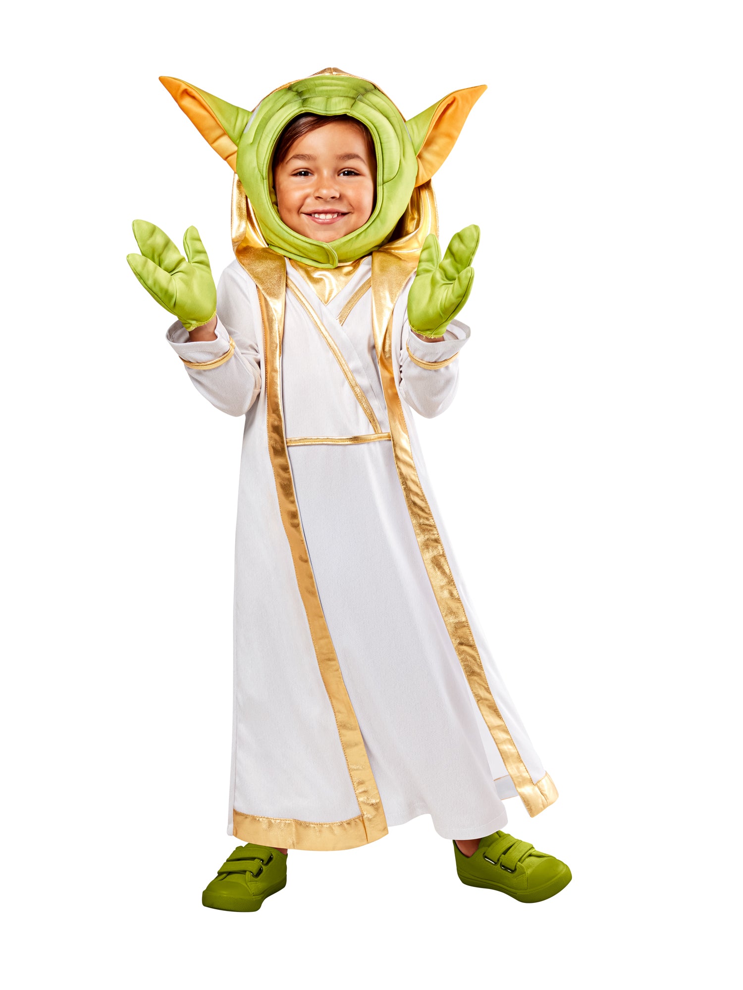 Yoda, Star Wars Young Jedi Adventures, Muliticoloured, Disney - Lucas, Kids Costumes, , Front