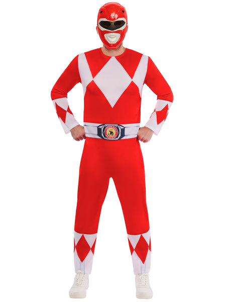 Adult Mighty Morphin Red Ranger Costume