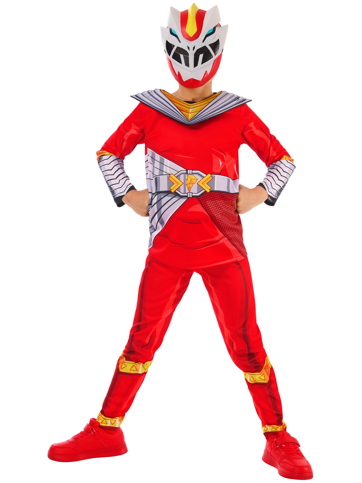 Power Ranger, Muliticoloured, Hasbro - Power Rangers, Kids Costumes, , Front