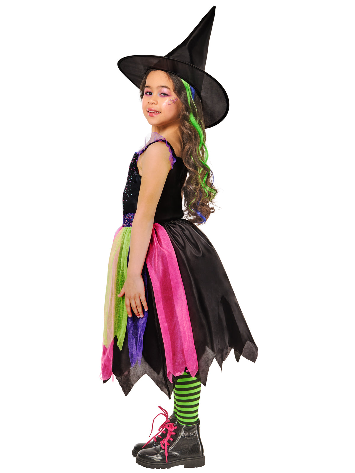 Witch, Muliticoloured, Forum, Kids Costumes, , Side