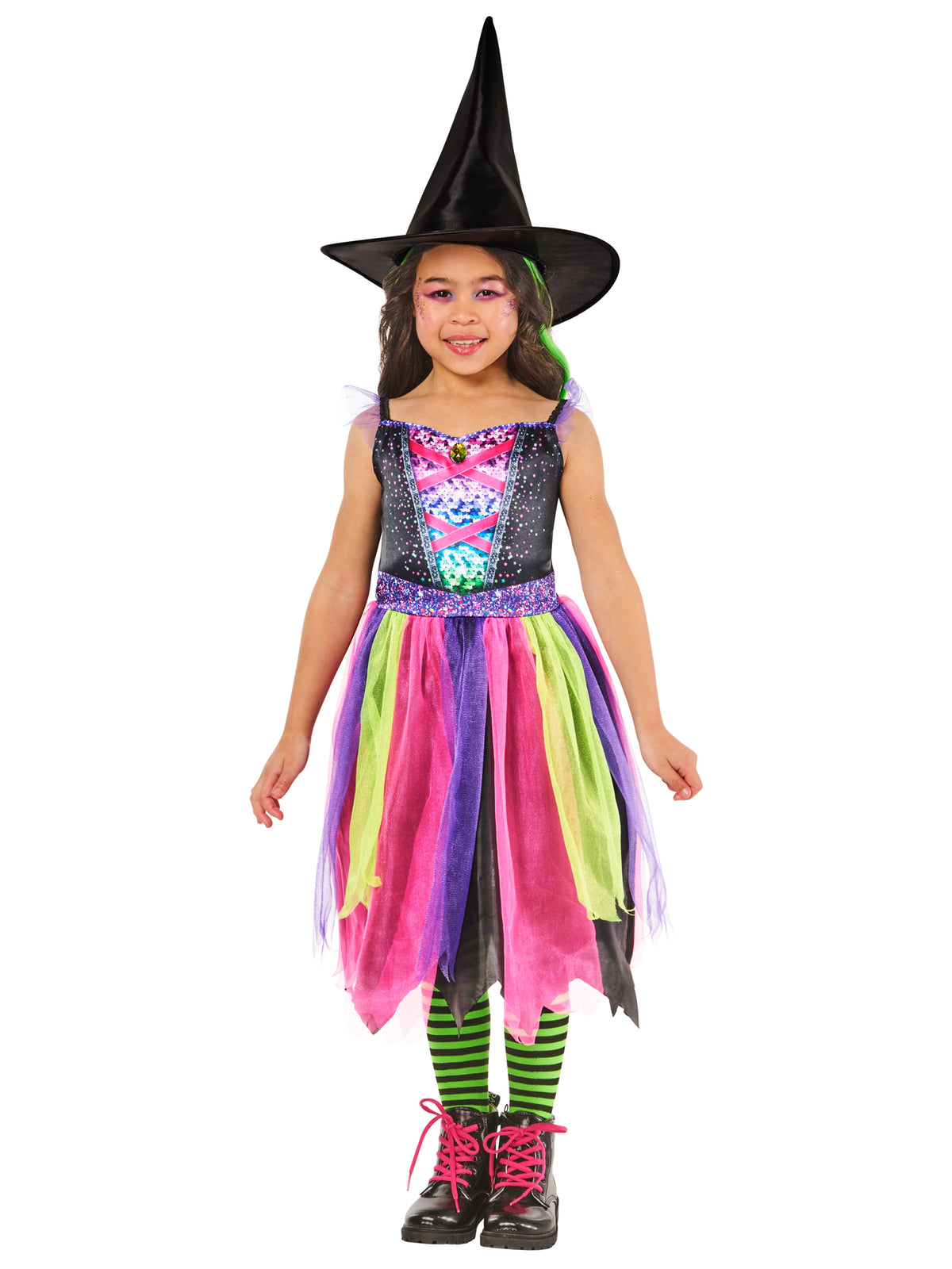 Witch, Muliticoloured, Forum, Kids Costumes, , Other