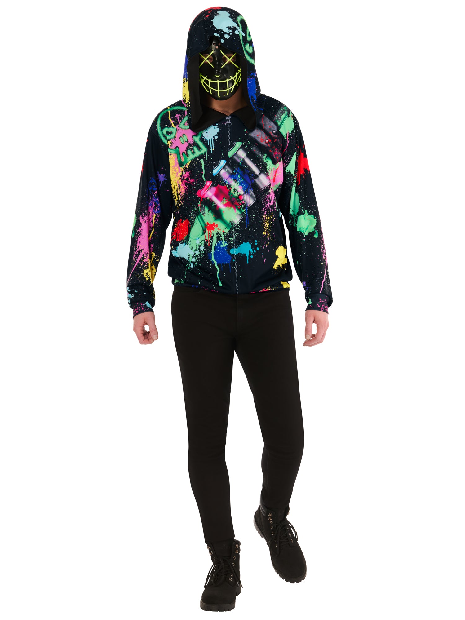 Street Artist, Muliticoloured, Forum, Adult Costume, , Front