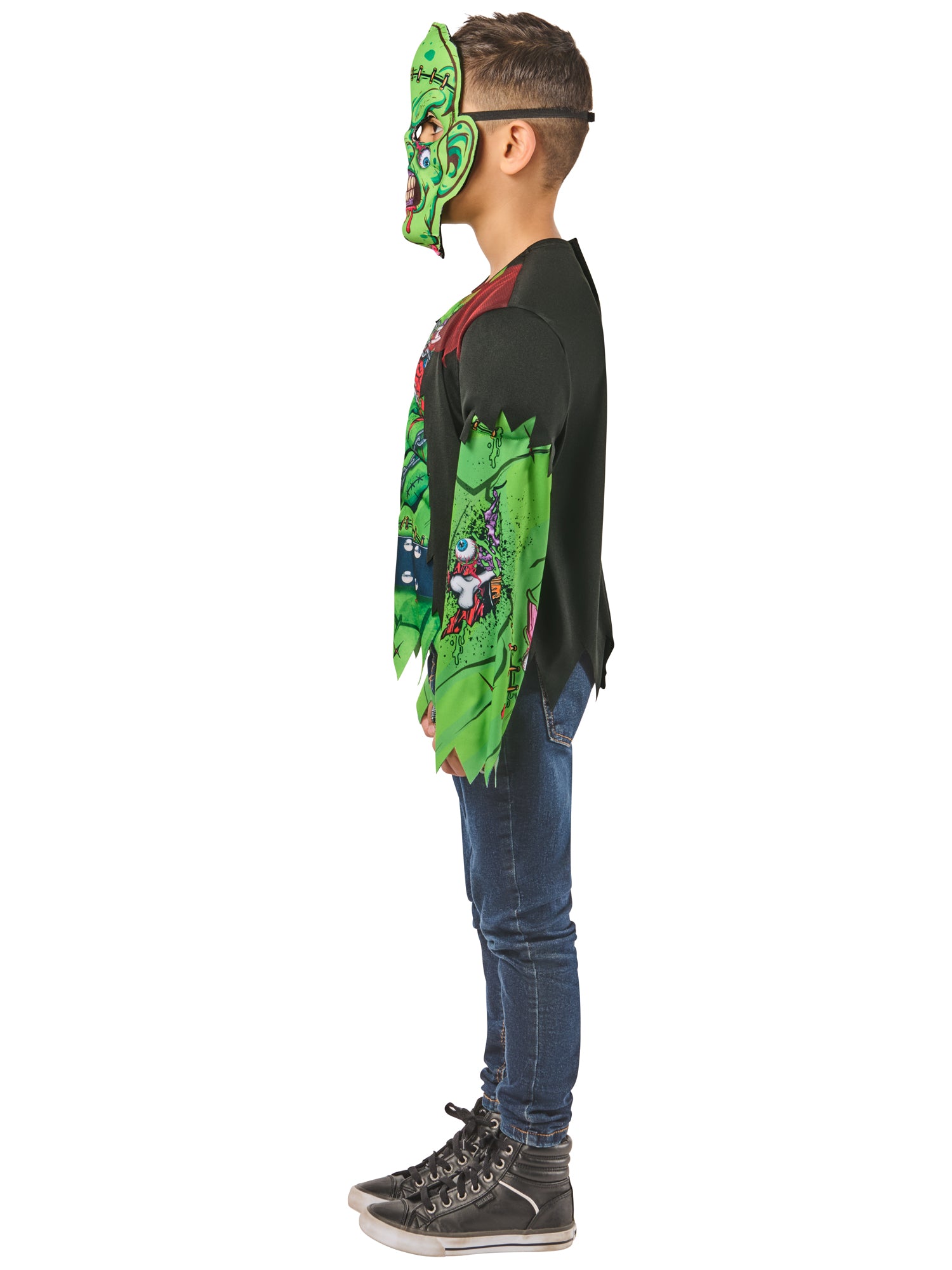 Zombie, Muliticoloured, Forum, Kids Costumes, , Side