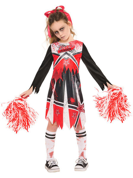 Kids Zombie Cheerleader Costume
