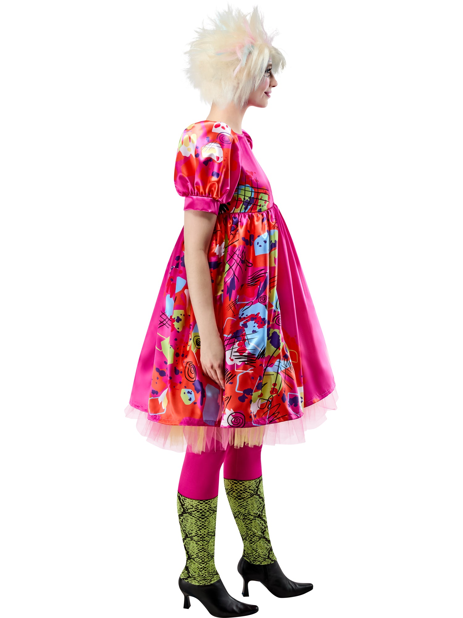 Barbie, Barbie Movie, Muliticoloured, Barbie, Adult Costume, , Side