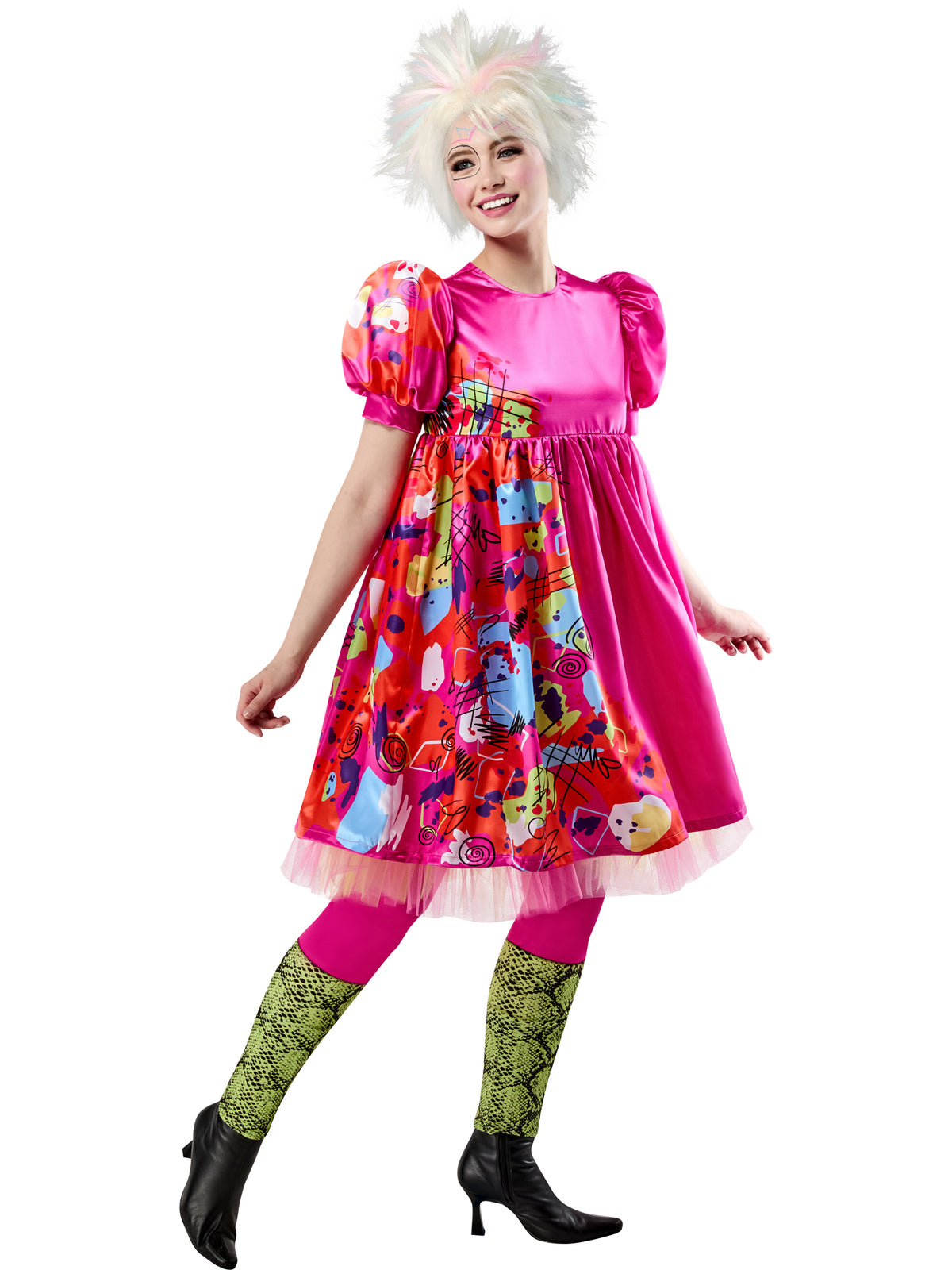 Barbie, Barbie Movie, Muliticoloured, Barbie, Adult Costume, , Side