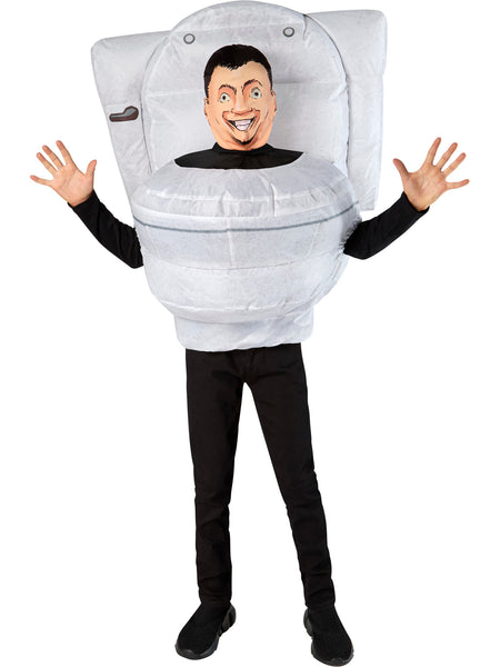 Kids Skibidi Toilet Inflatable Costume