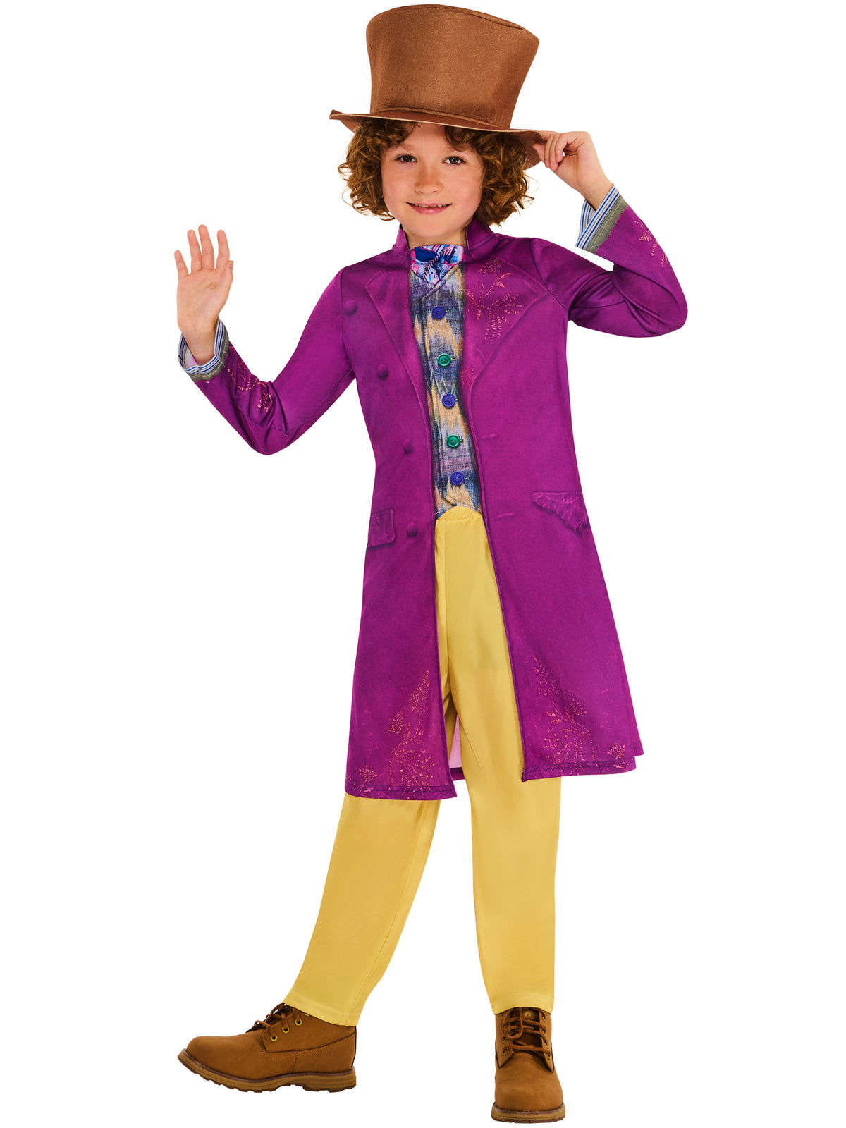 Willy Wonka, Wonka, Muliticoloured, WB Classic, Kids Costumes, , Side