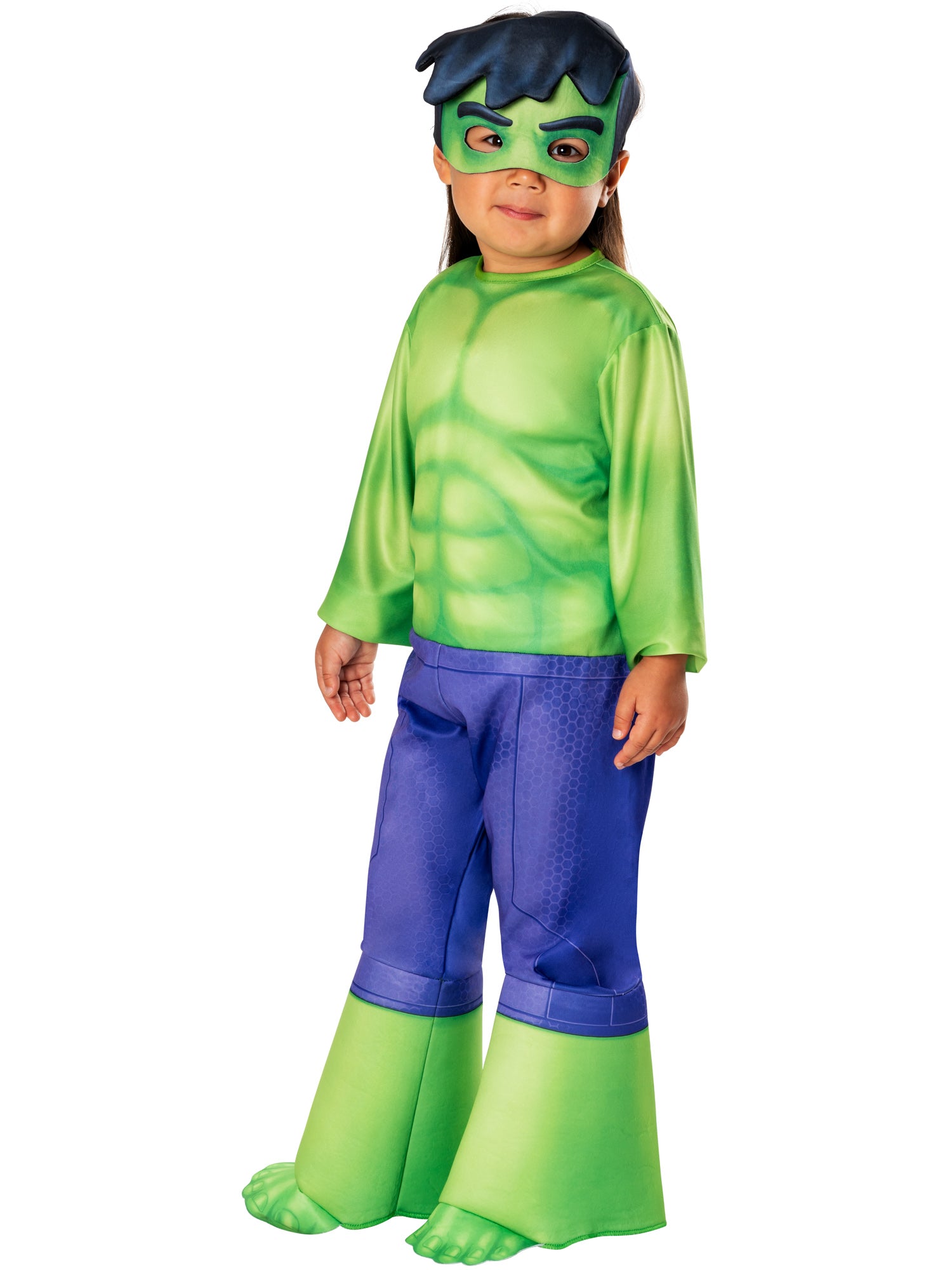 Hulk, Marvel, Multicoloured, Kids Costumes, , Side