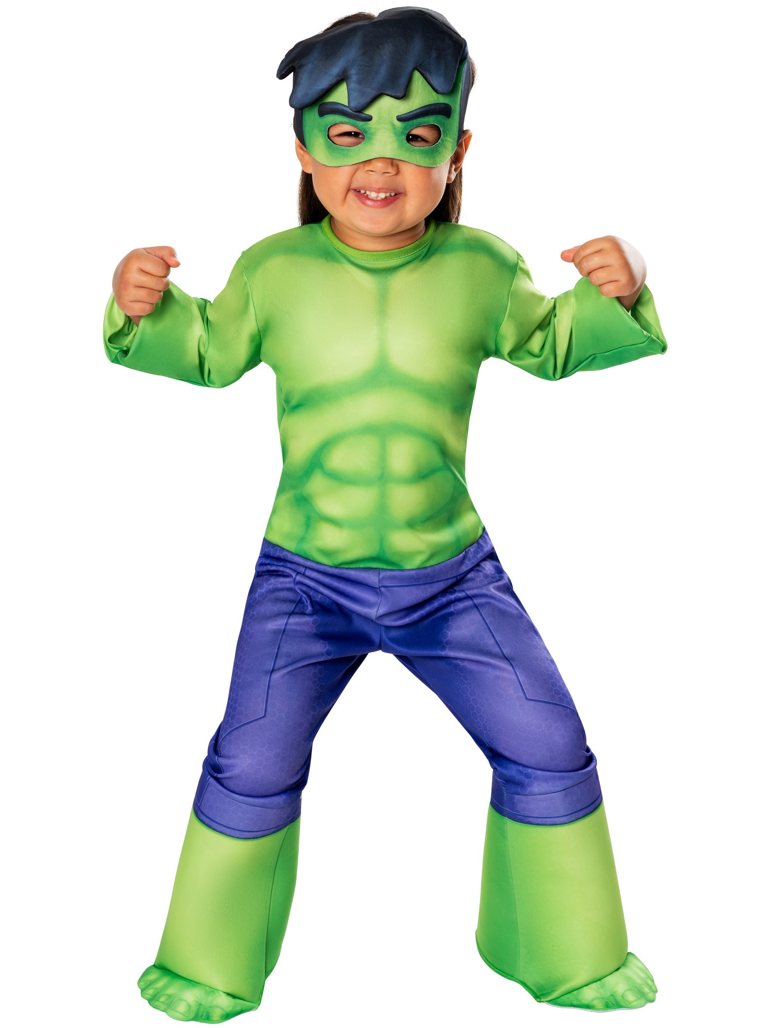 Hulk, Marvel, Multicoloured, Kids Costumes, , Side