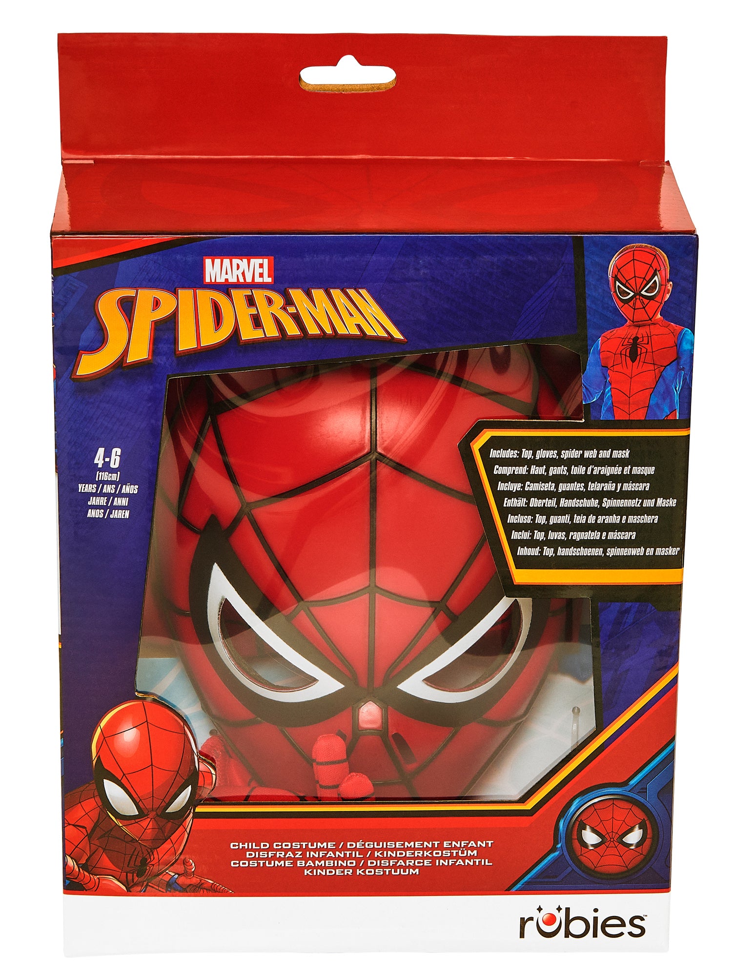Spider-man, Spider-man, Muliticoloured, Kids Costumes, , Back