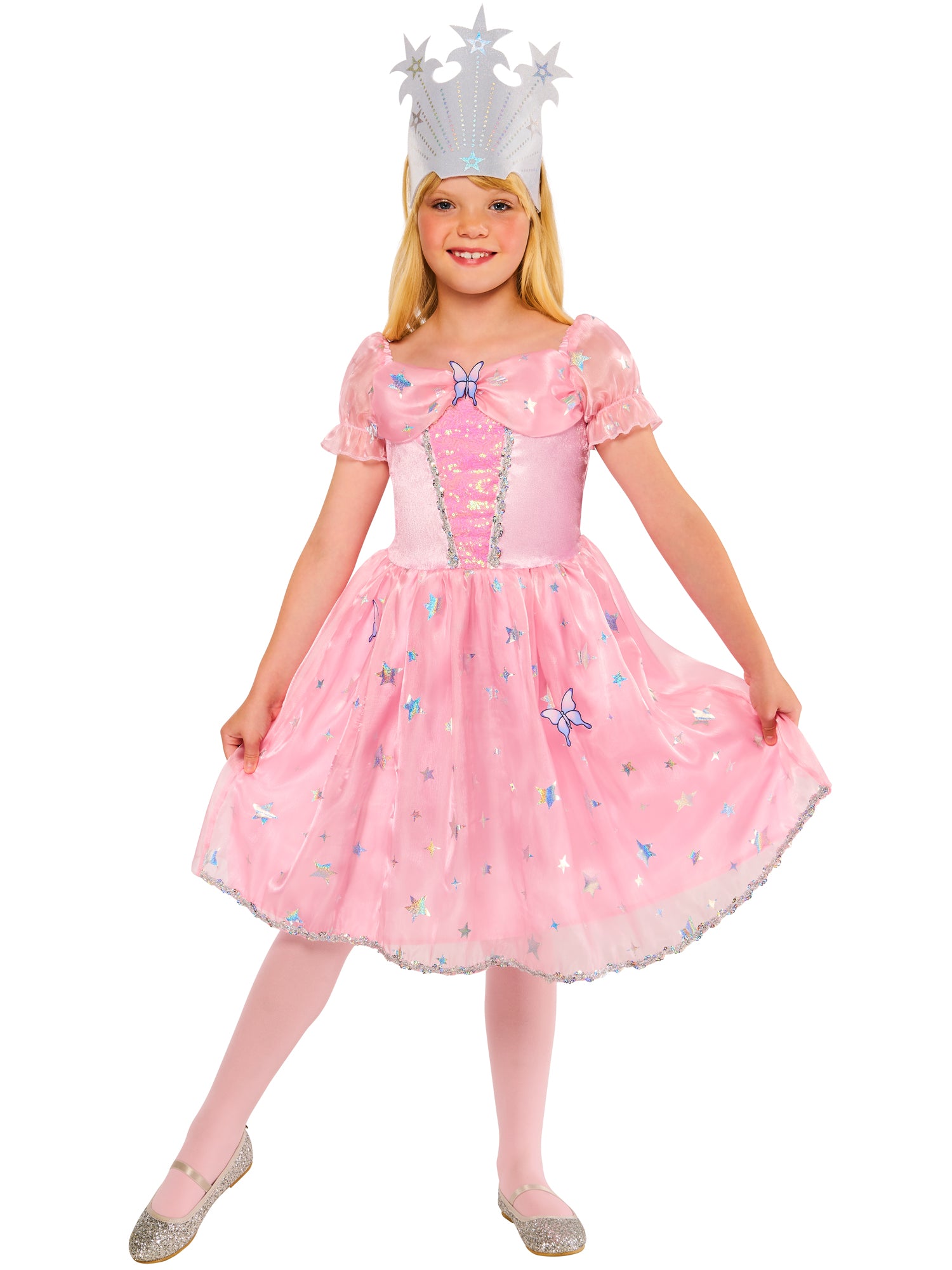 Glinda, Wizard of Oz, Muliticoloured, WB Classic, Kids Costumes, , Front