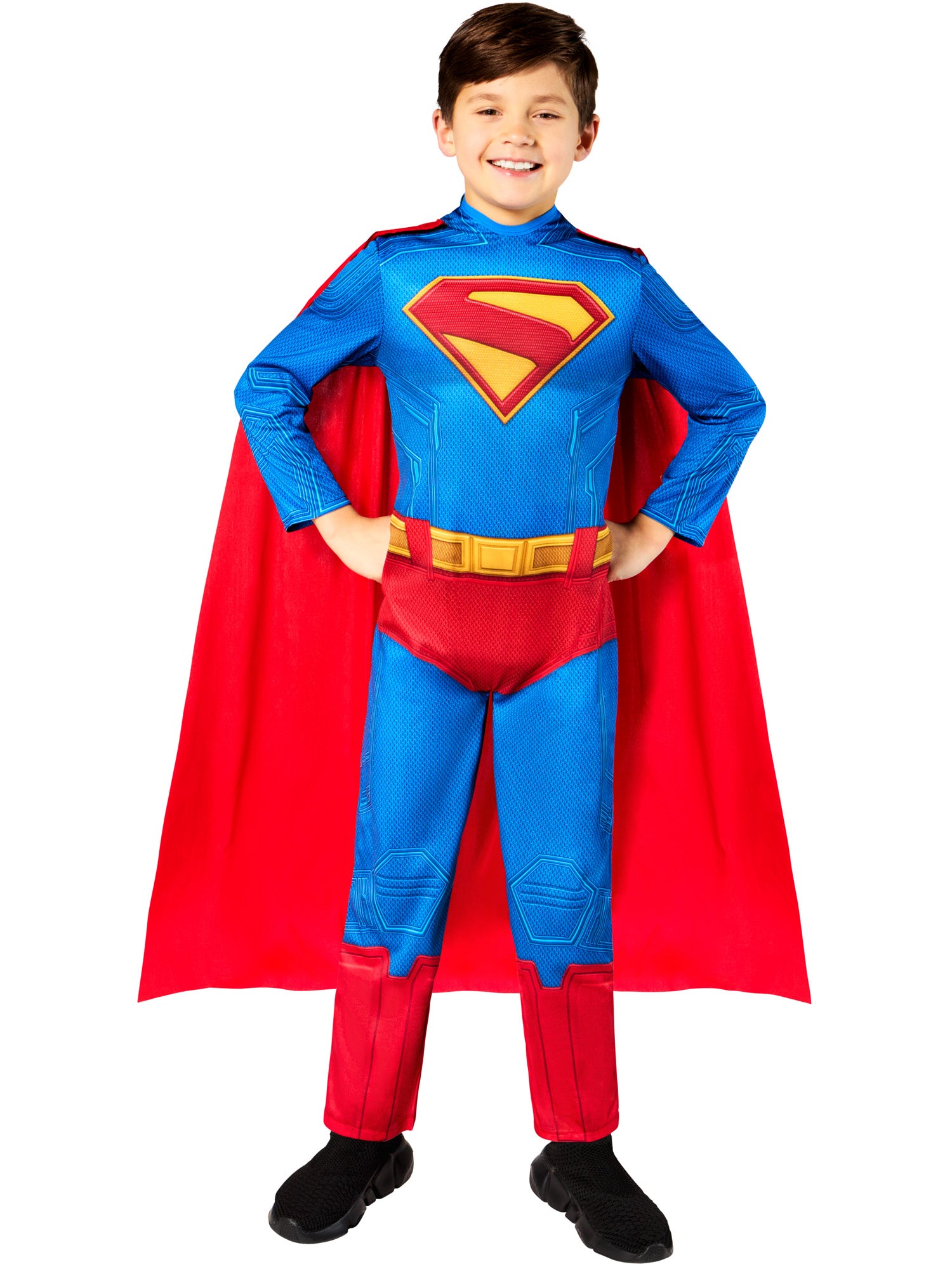 Superman, Superman Movie, Muliticoloured, Kids Costumes, , Front