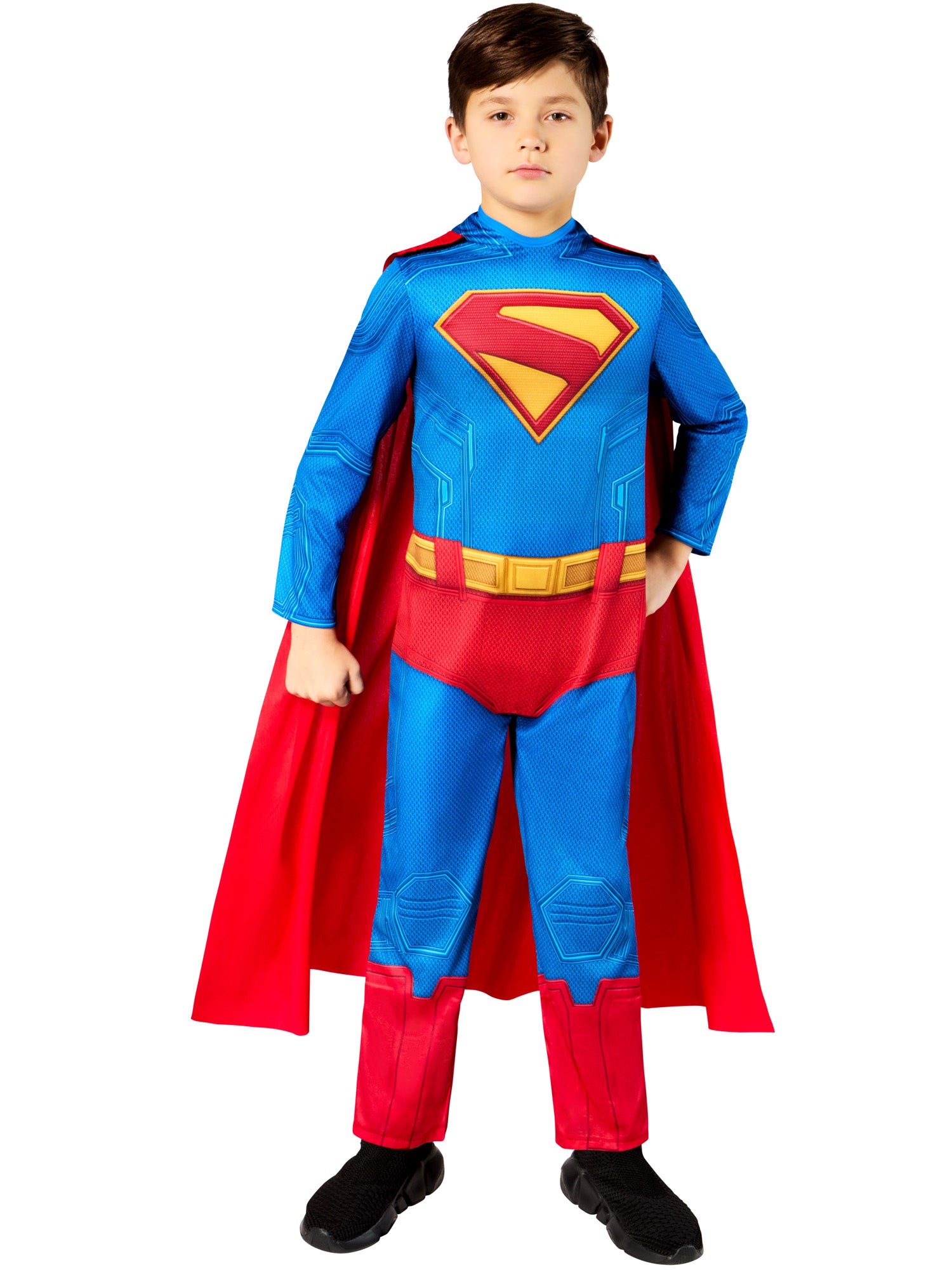 Superman, Superman Movie, Muliticoloured, Kids Costumes, , Side