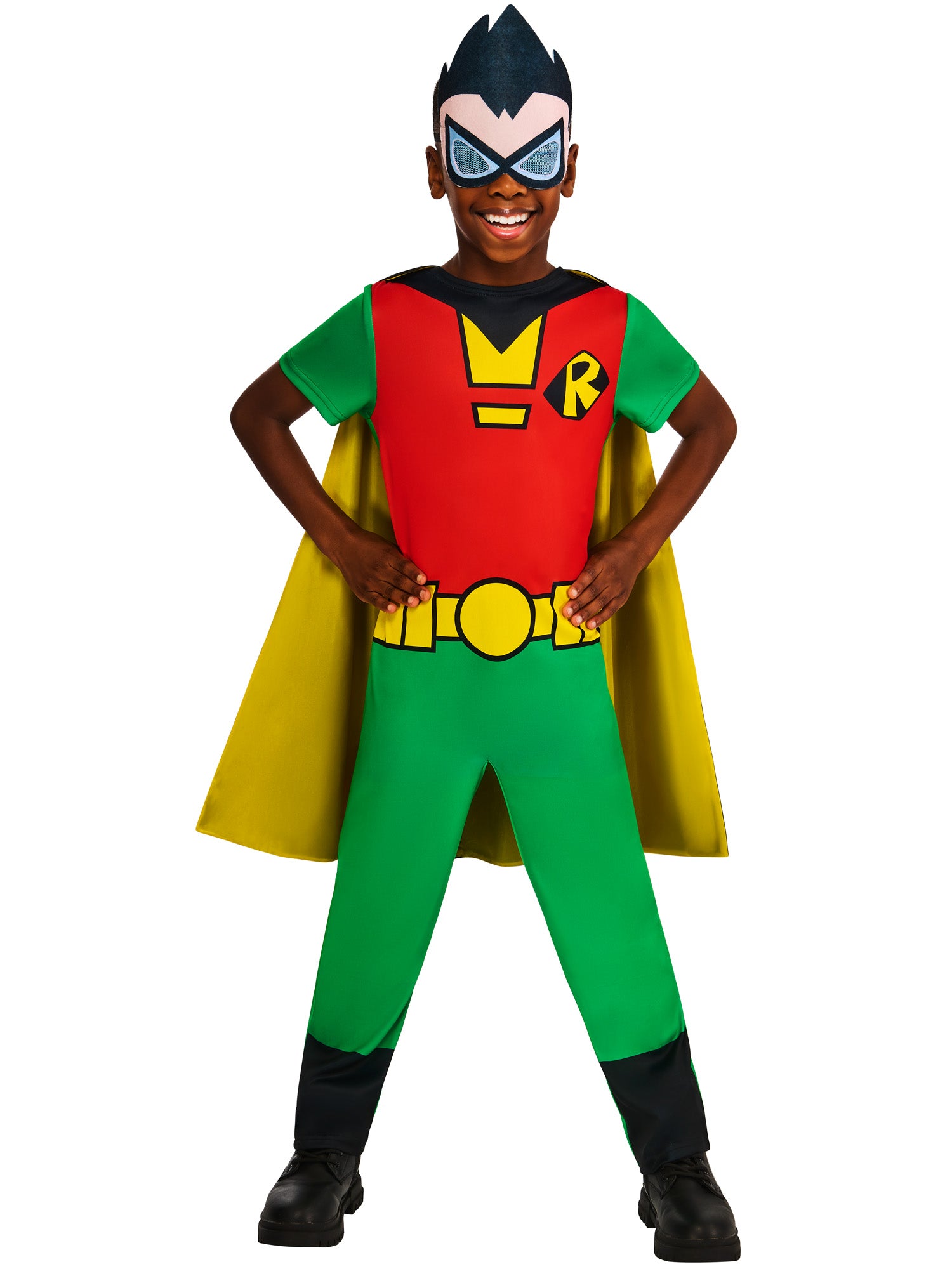 Robin, Teen Titans Go, Muliticoloured, Robin, Kids Costumes, , Front