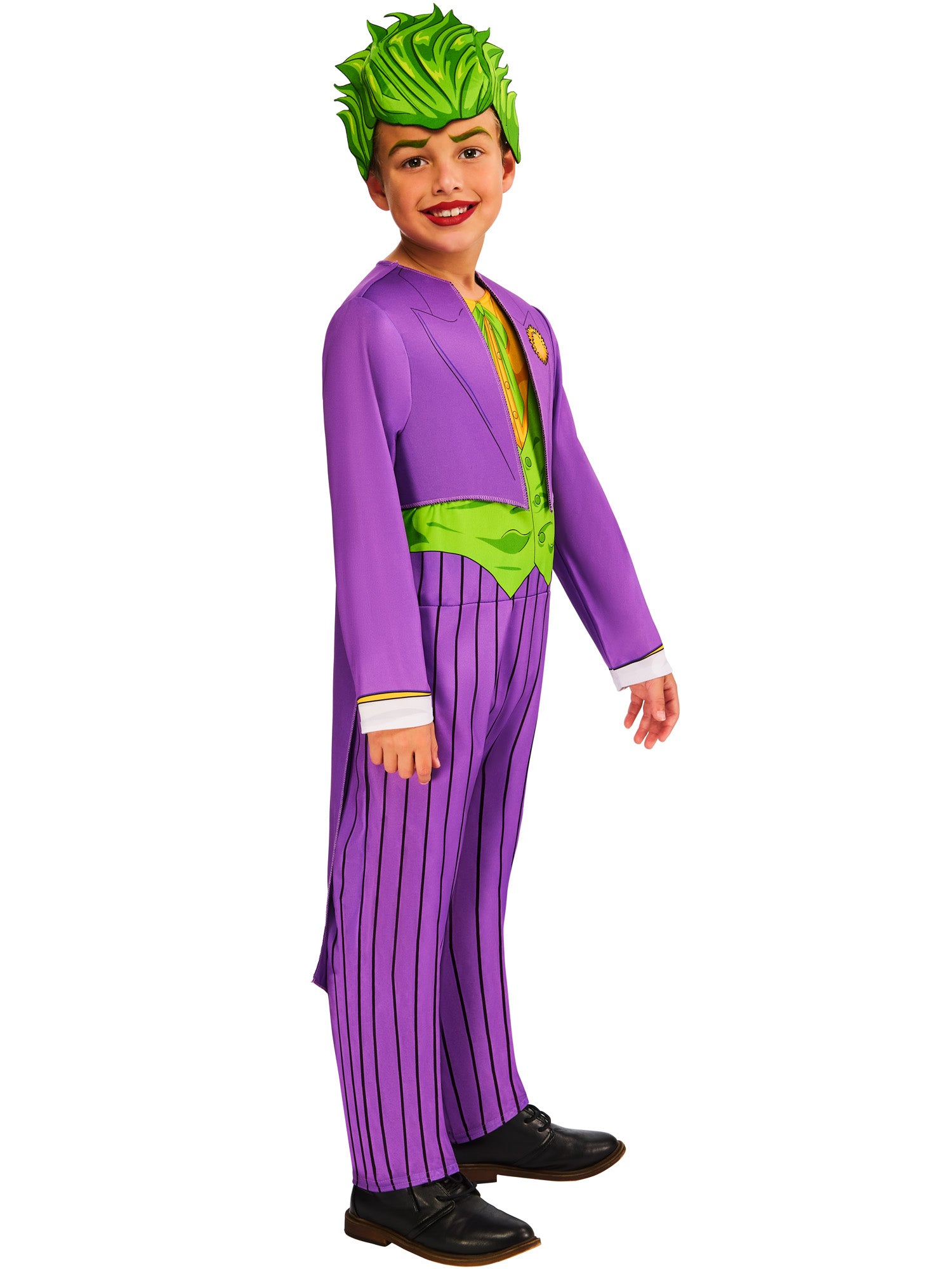 The Joker, DC, Muliticoloured, The Joker, Kids Costumes, , Side