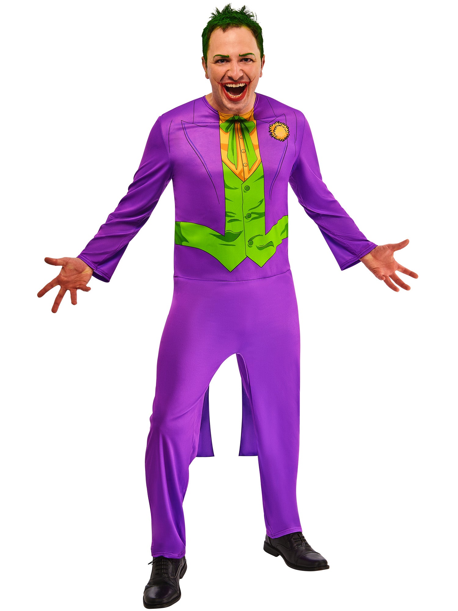 The Joker, DC, Muliticoloured, Adult Costume, , Front