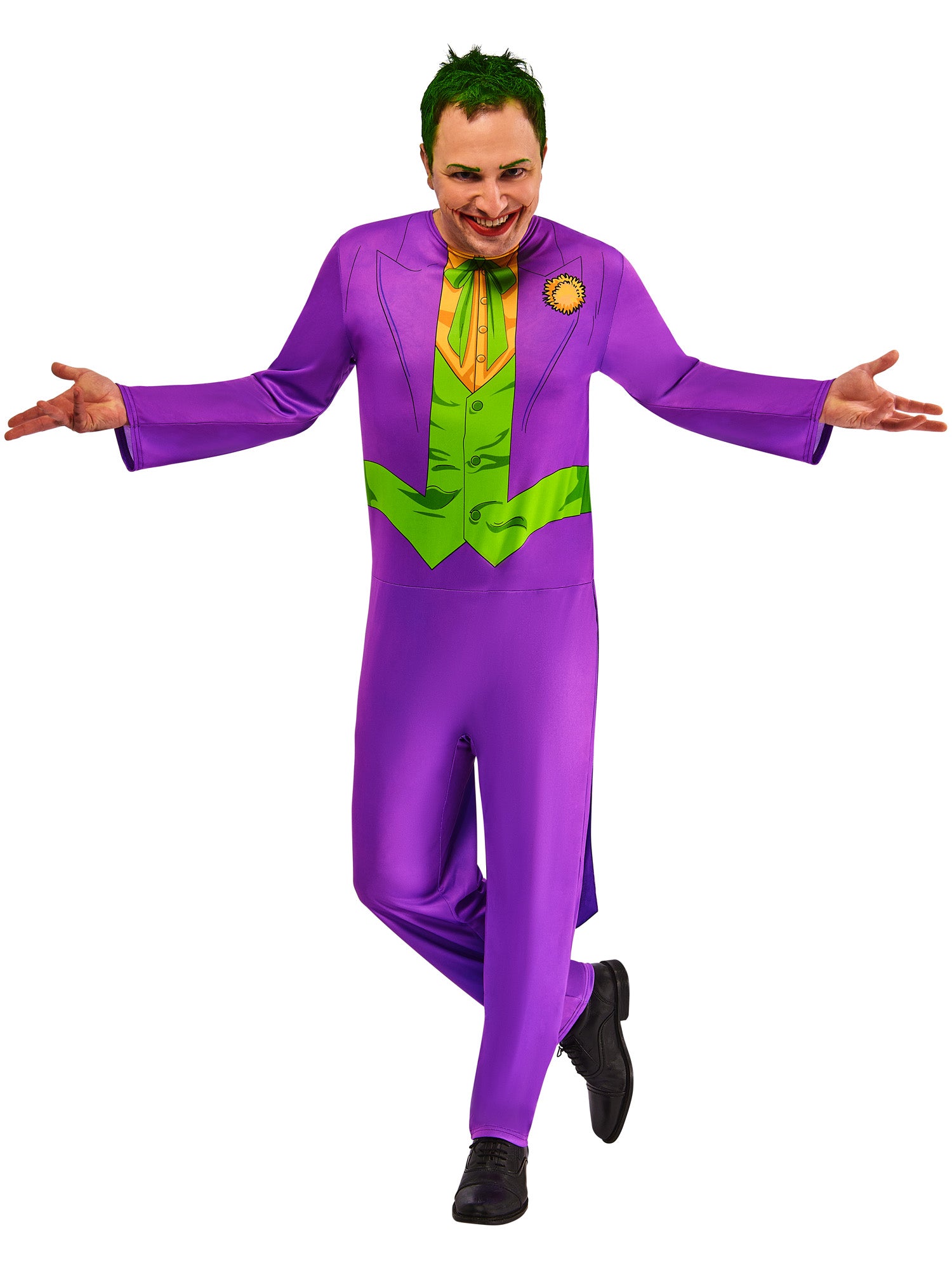 The Joker, DC, Muliticoloured, Adult Costume, , Side