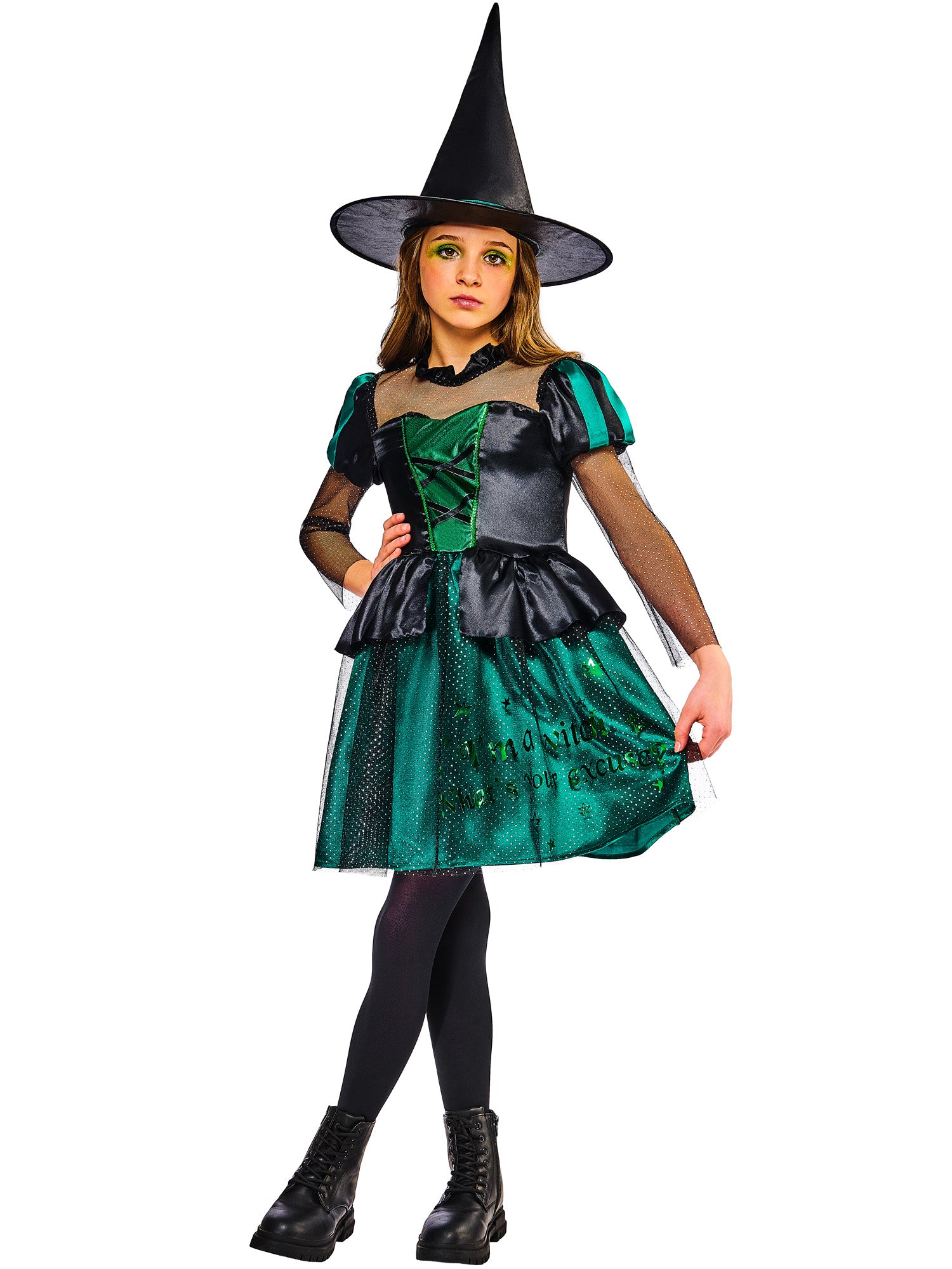 Witch, The Wizard of Oz, Muliticoloured, Kids Costumes, , Front
