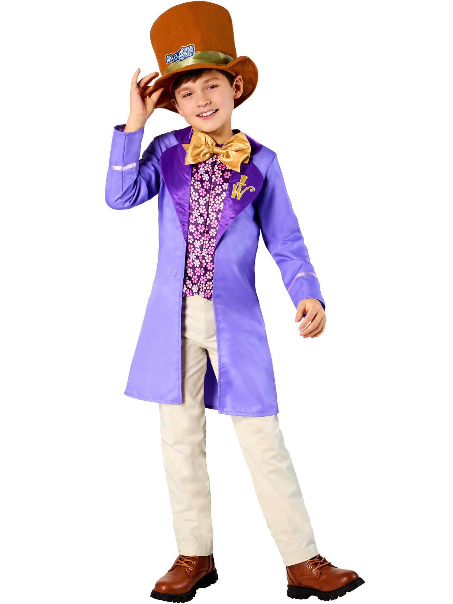 Willy Wonka, Willy Wonka and the Chocholate Factory, Kids Costumes, , Front