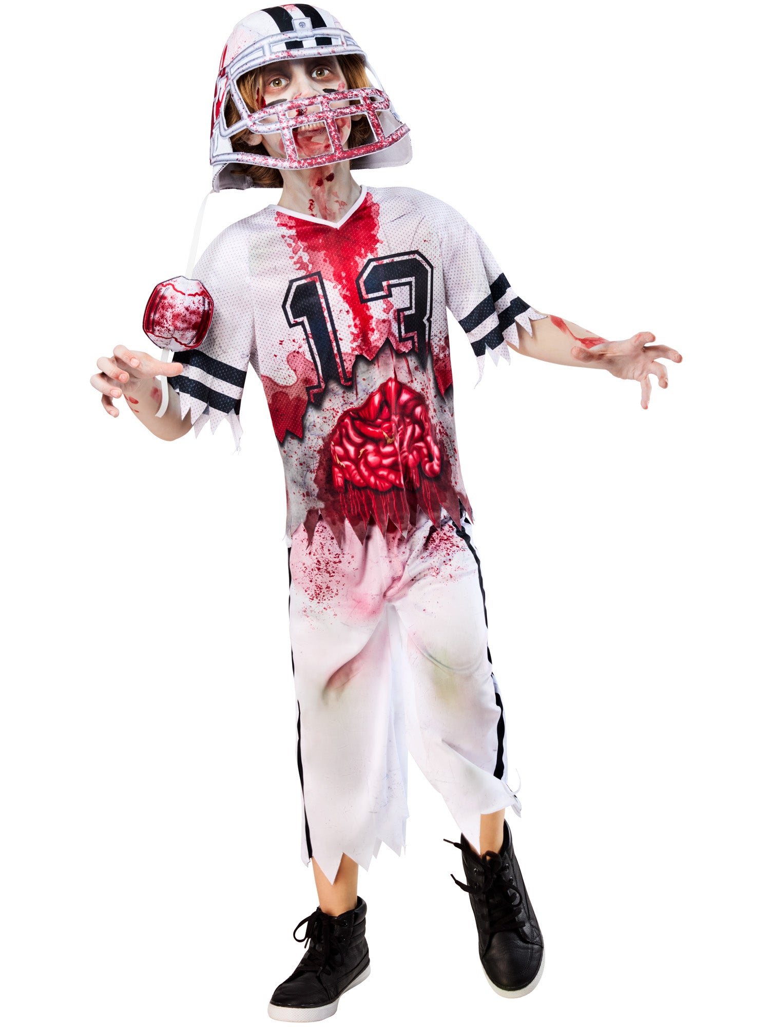 Zombie, Generic, Muliticoloured, Kids Costumes, , Side
