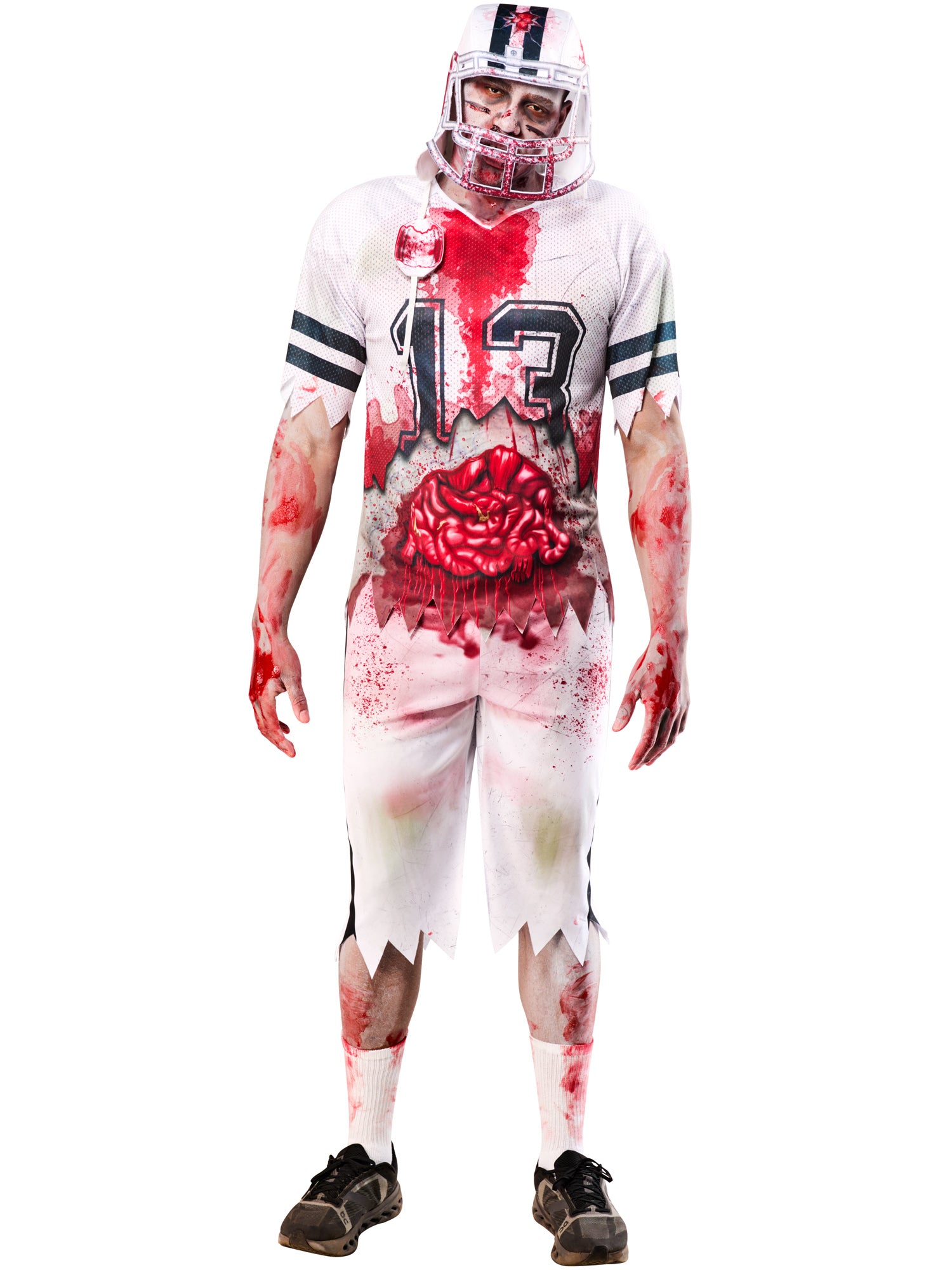 Footballer, Rubies, Multicoloured, Adult Costume, , Side