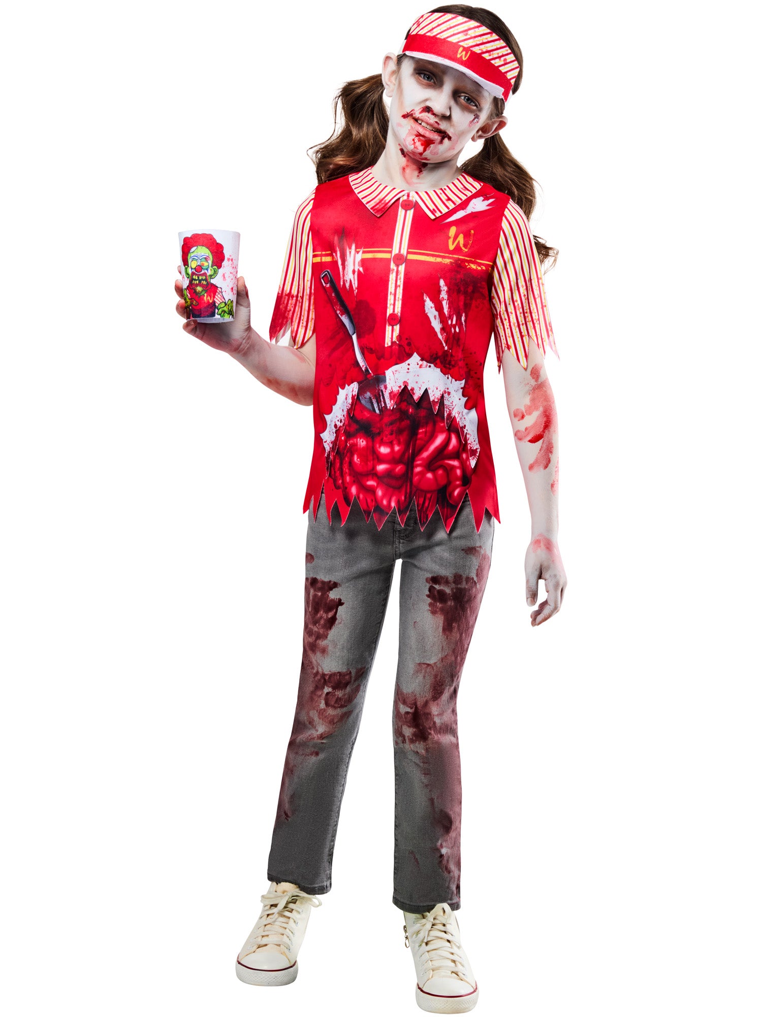 Zombie, Generic, Muliticoloured, Kids Costumes, , Side