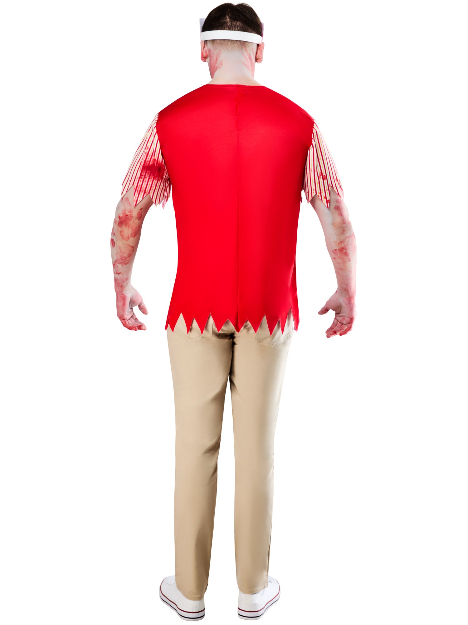Waitress, Rubies, Multicoloured, Adult Costume, , Back