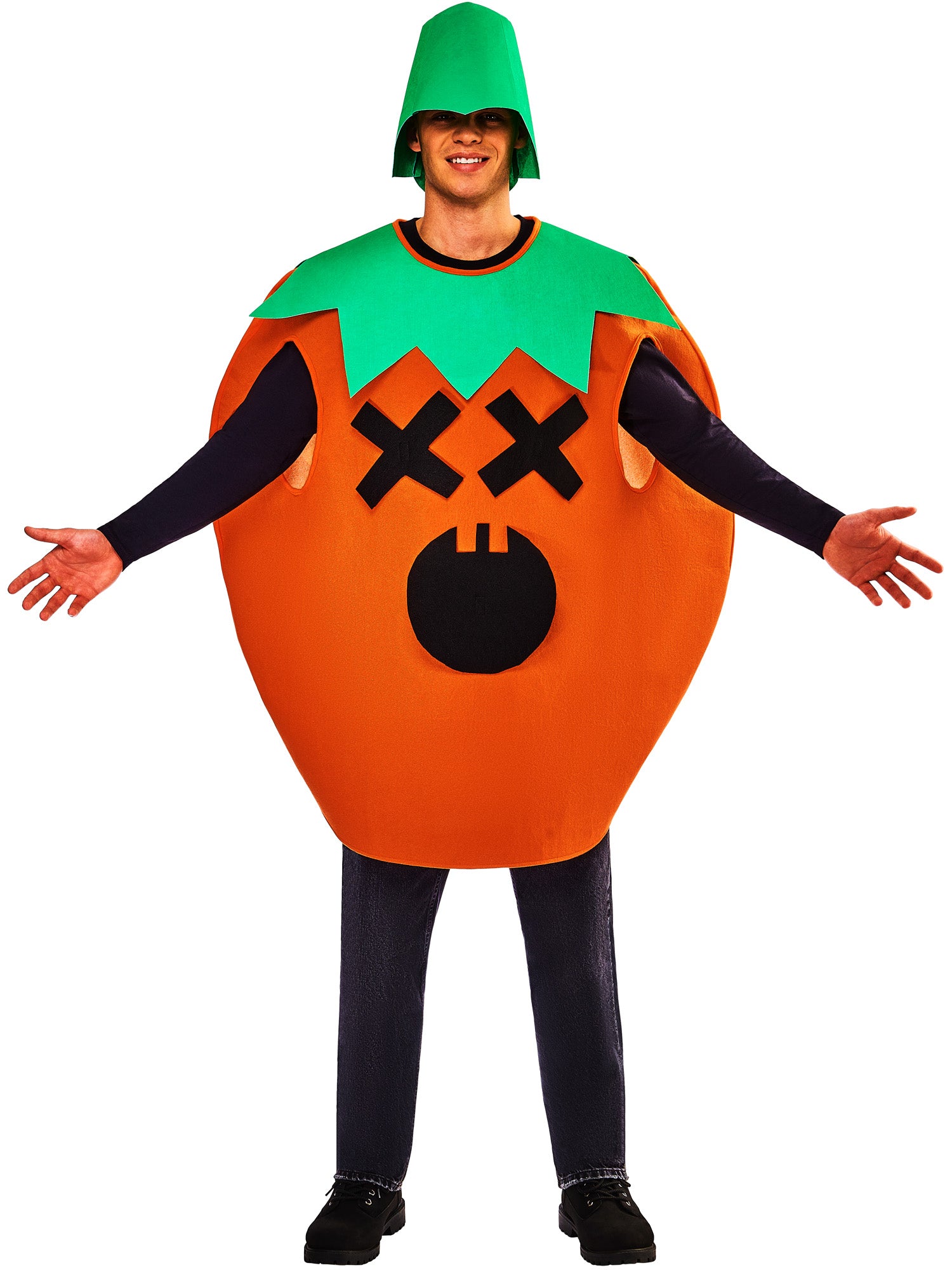 Pumpkin, Generic, Muliticoloured, Adult Costume, , Other
