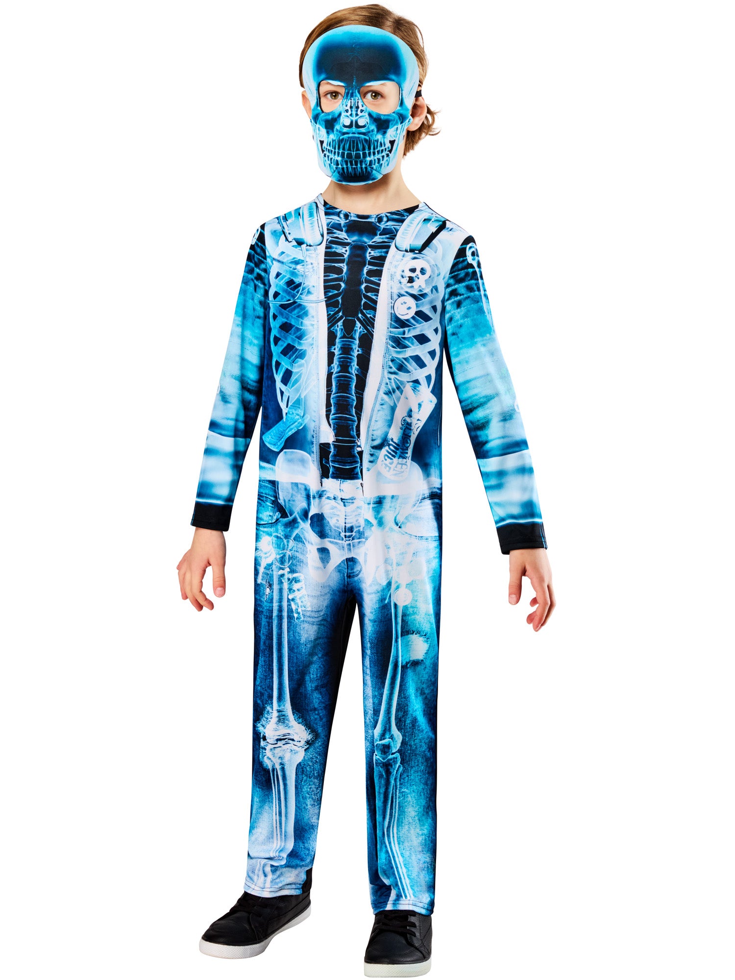 Skeleton, Generic, Muliticoloured, Kids Costumes, , Front