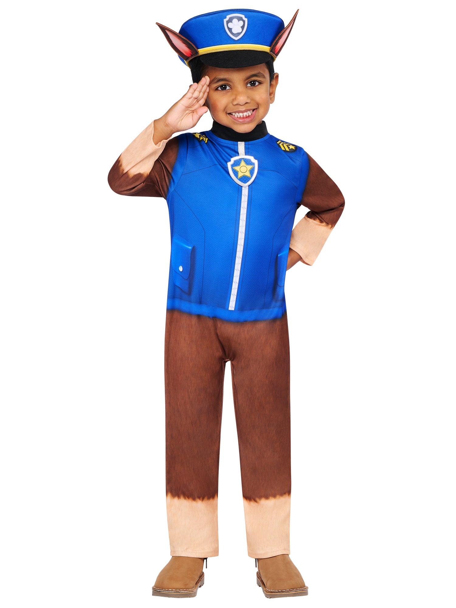 Chase, Paw Patrol, Multicoloured, Kids Costumes, , Front