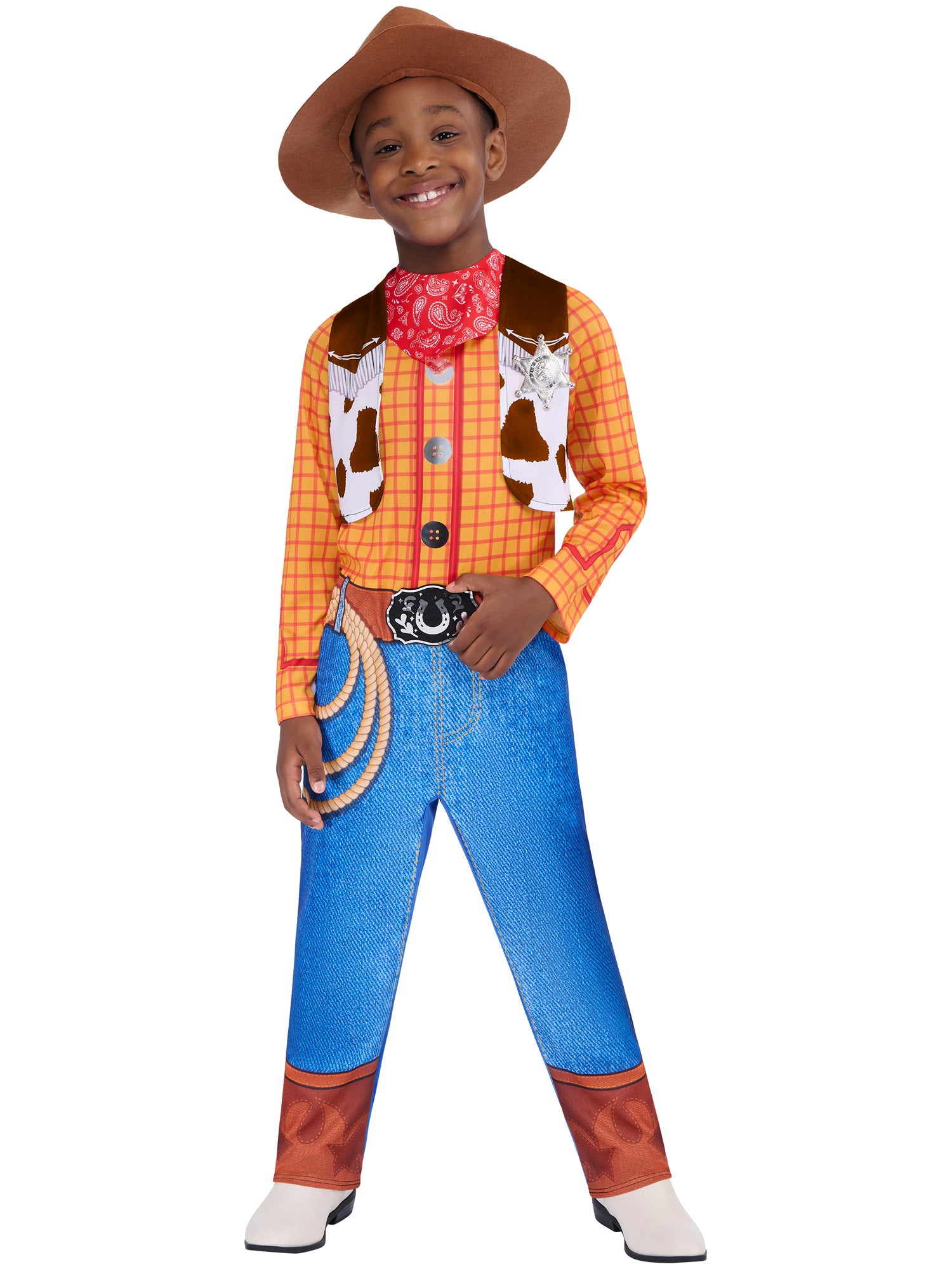 Sheriff Yeehaw, Rubies, Multicoloured, Kids Costumes, , Side