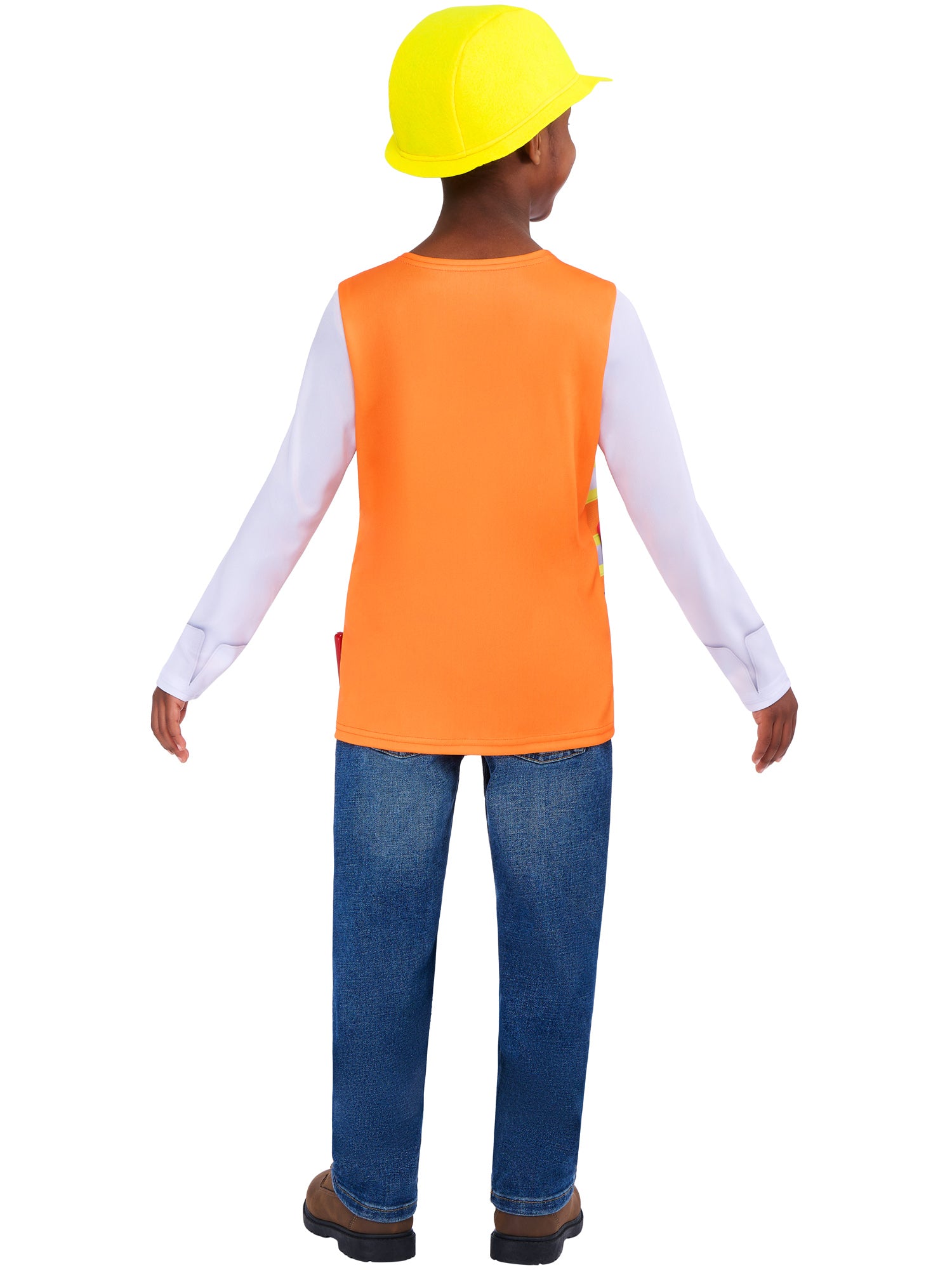 Construction Worker, Rubies, Multicoloured, Kids Costumes, , Back